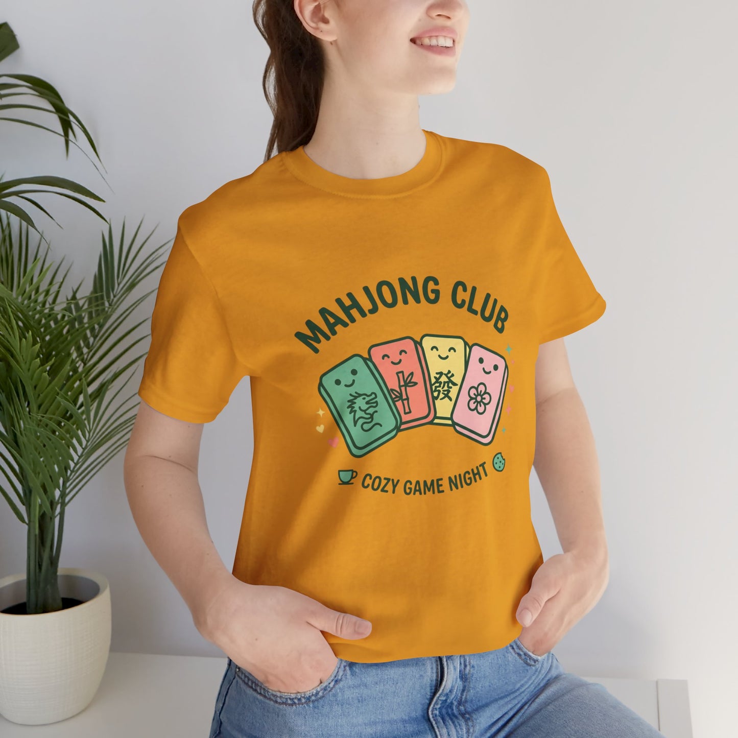 Mahjong Club Unisex Jersey Short Sleeve Tee