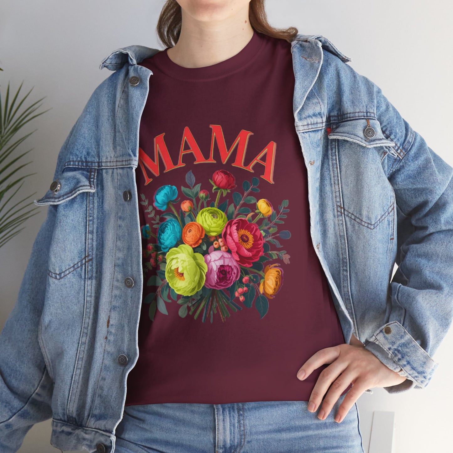 Mama Floral T-Shirt  Mother's Day Floral Tee for Moms