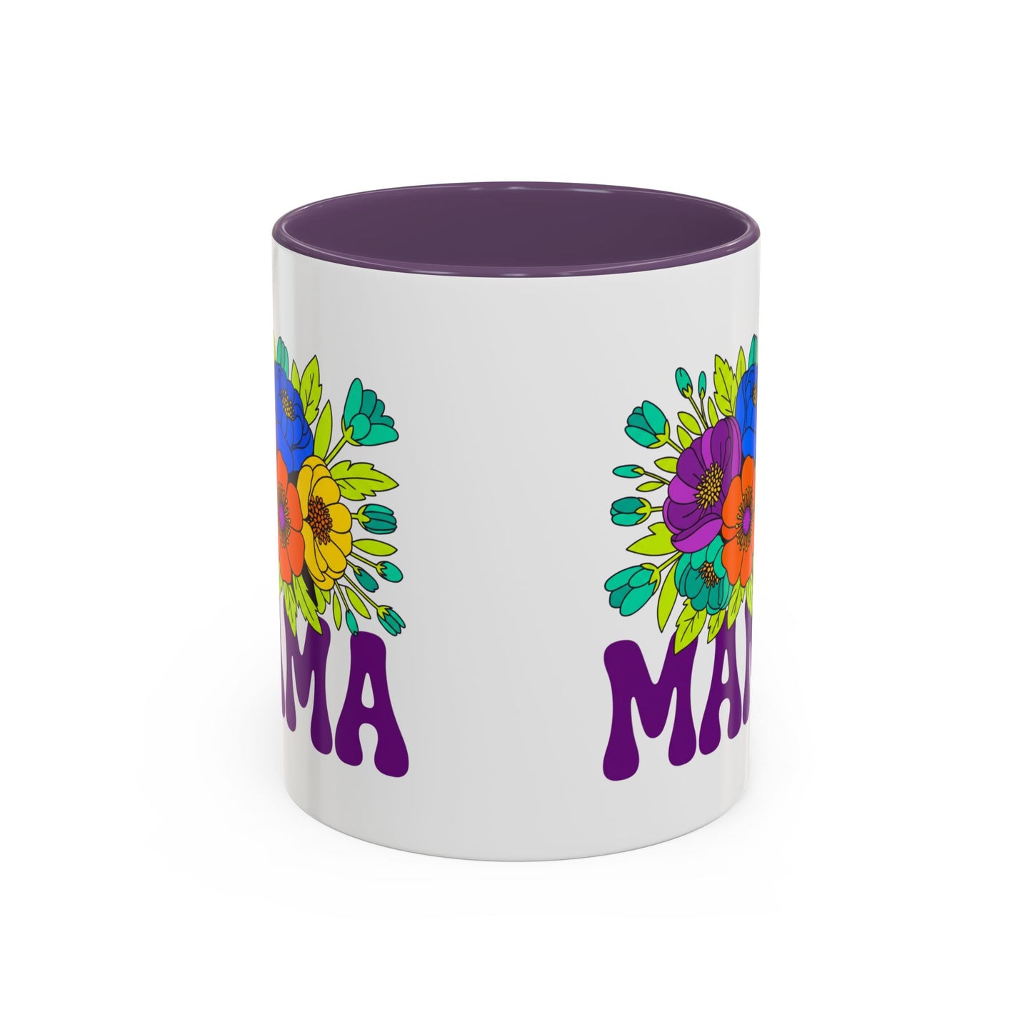 Mama Floral Coffee Mug Accent 11/15oz