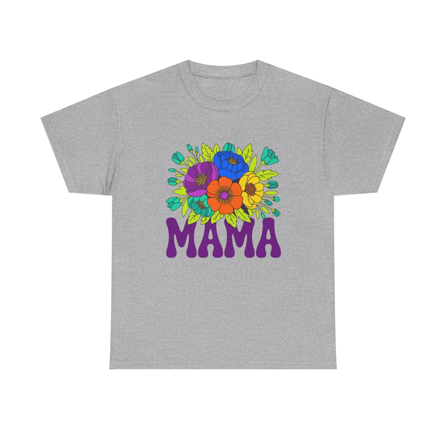 Mama Floral T-Shirt Feminine Floral Mother Tee for Mom Gifts