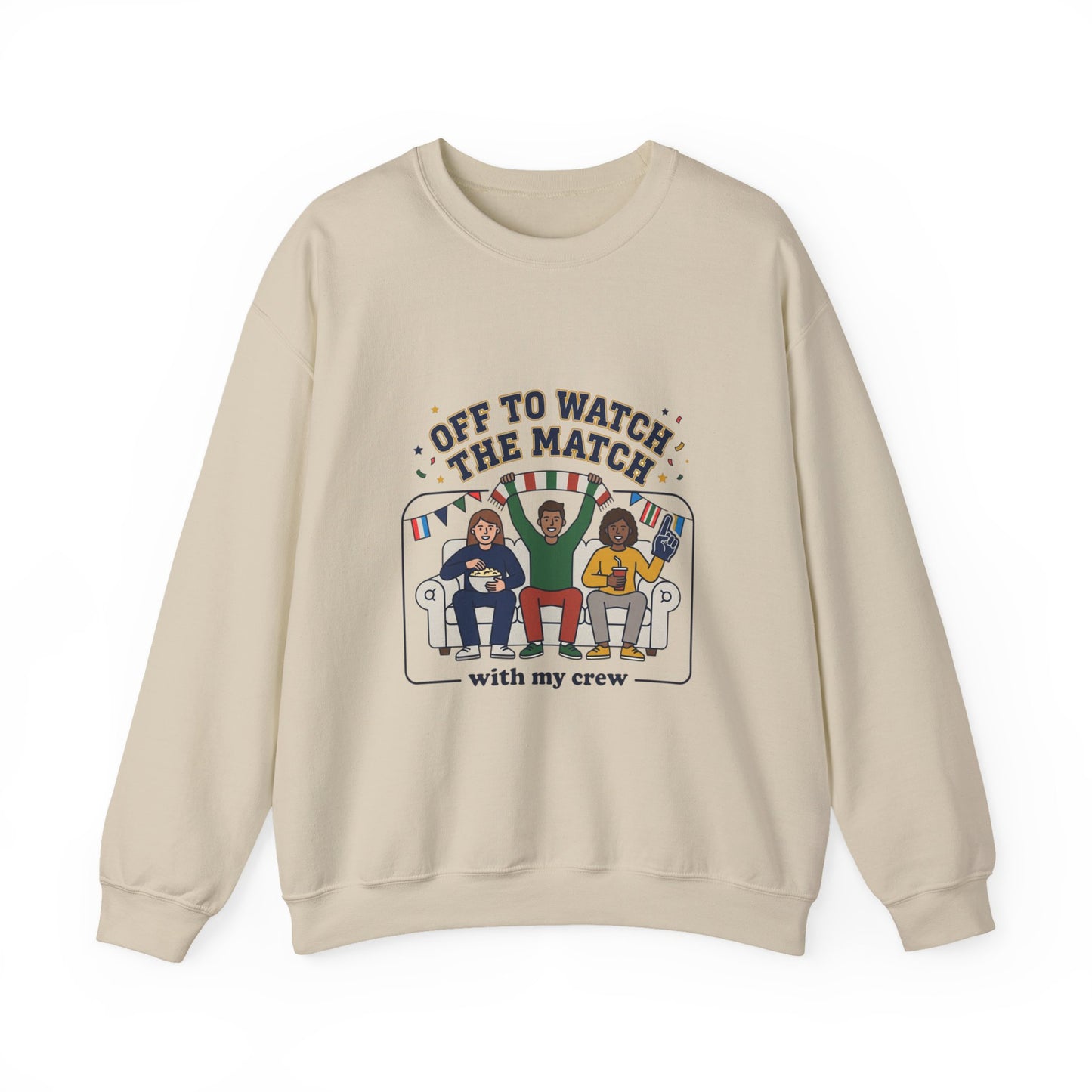 Off to Watch the Match Sweatshirt | soccer watch party, match-day outfit