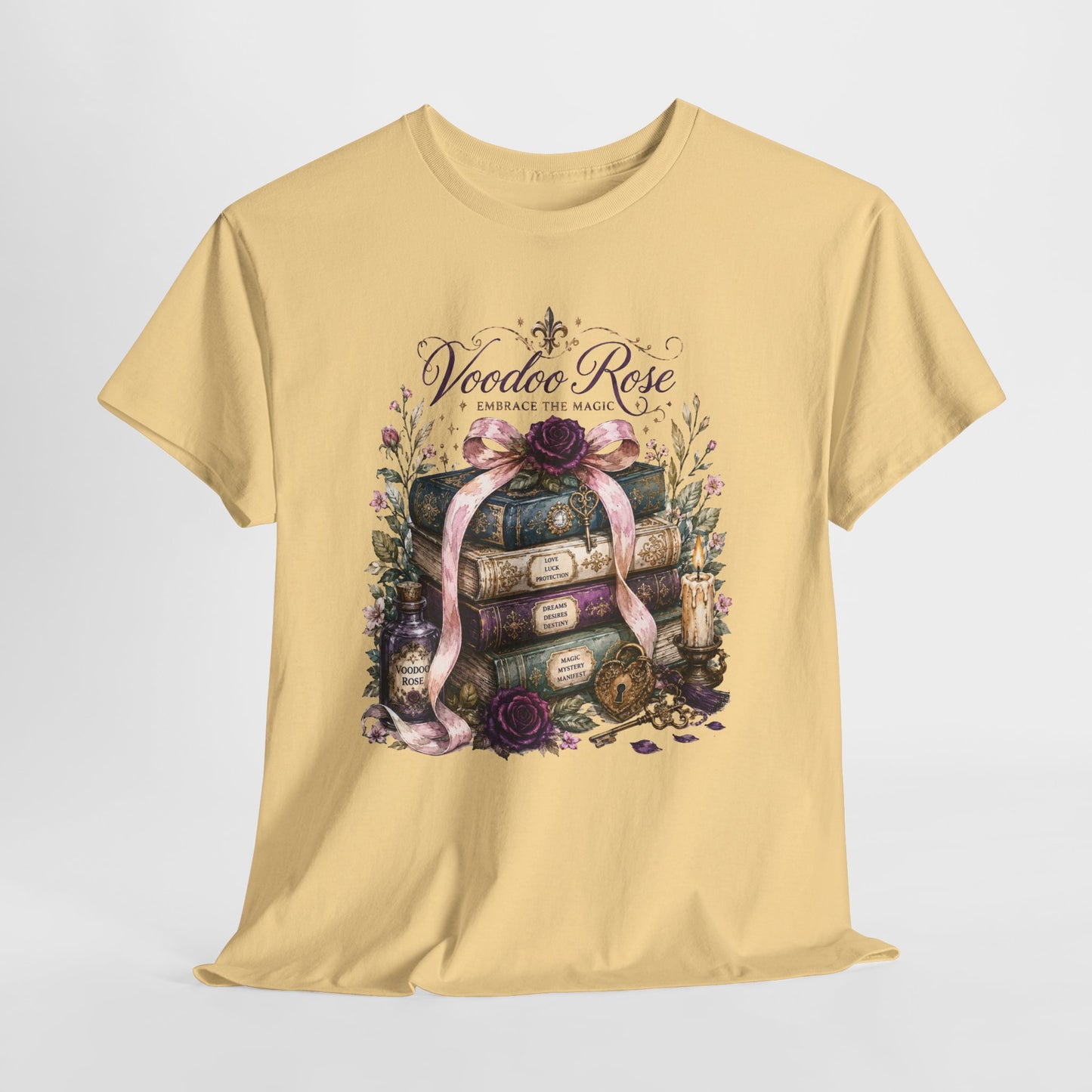 Voodoo Rose Louisiana Stacked Books Tee
