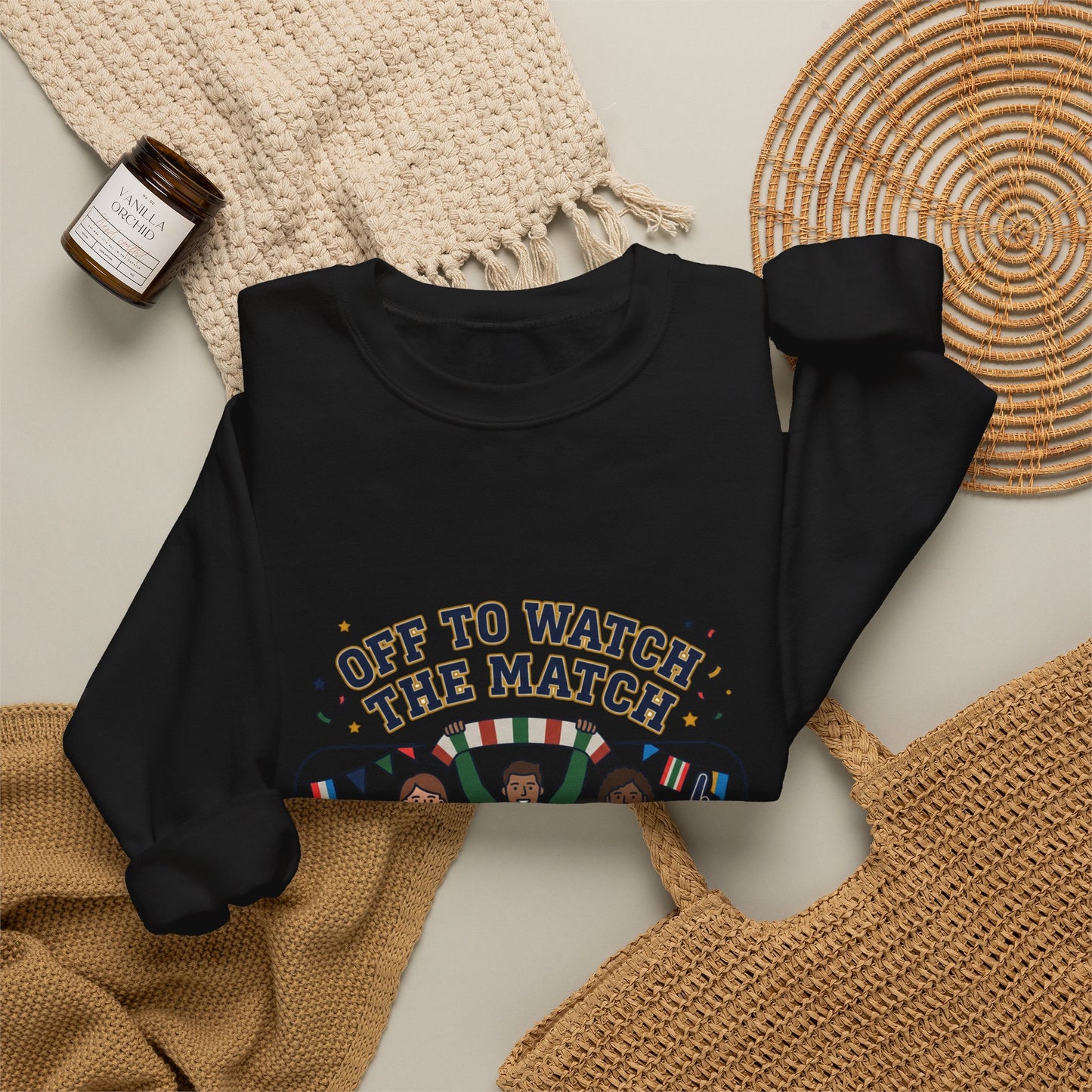 Off to Watch the Match Sweatshirt | soccer watch party, match-day outfit