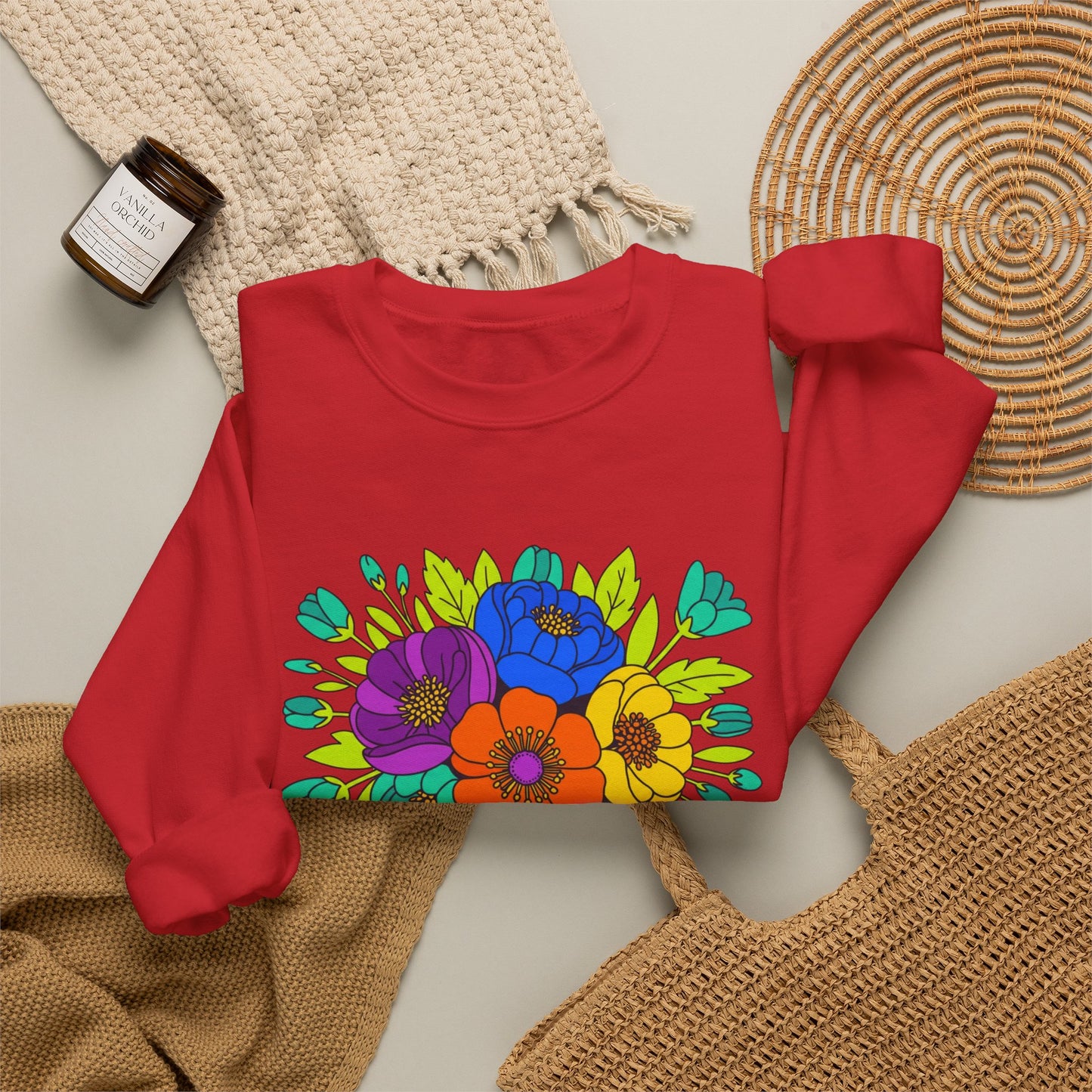 Mama Floral Sweatshirt — Cozy Mother's Day Crewneck