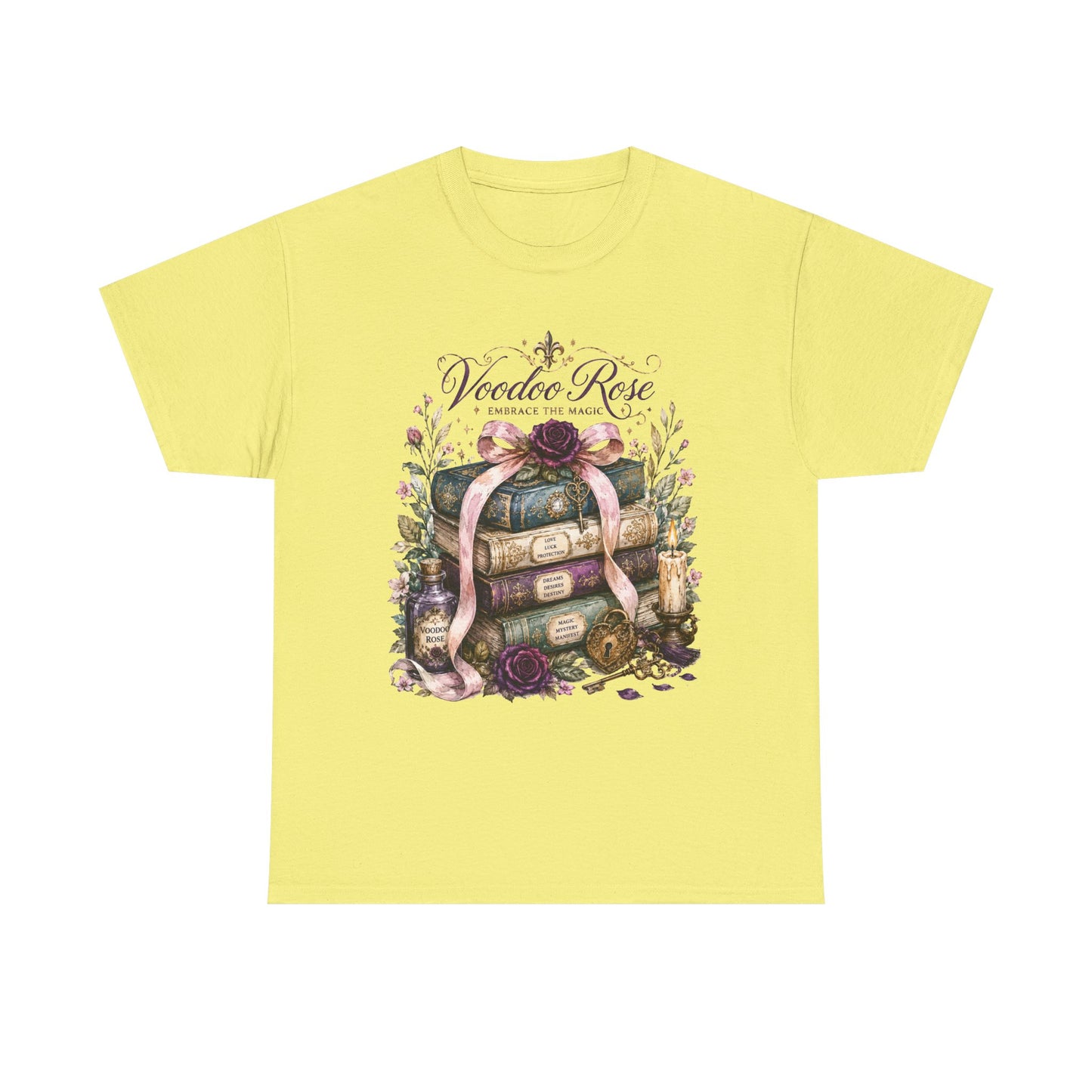 Voodoo Rose Louisiana Stacked Books Tee