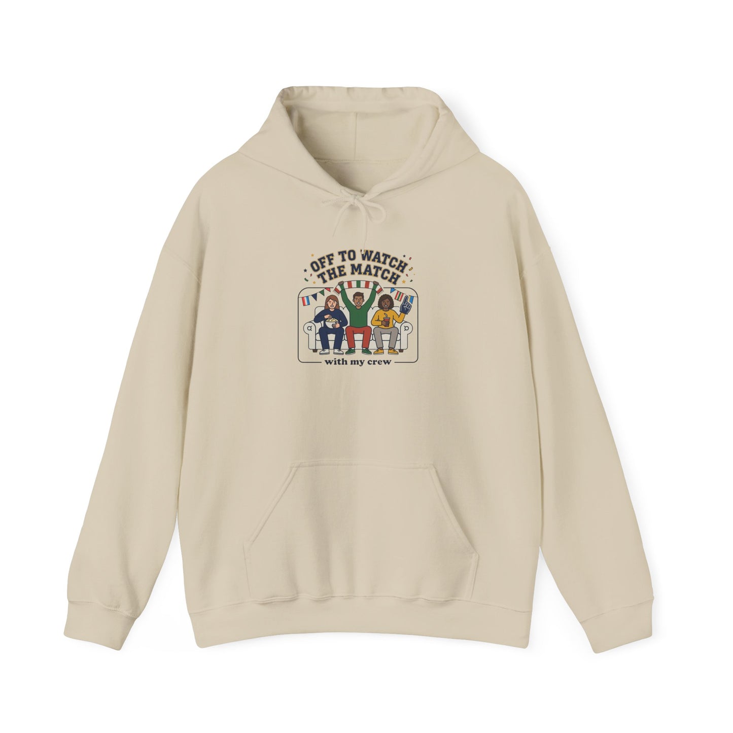 Off To Watch The Match Heavy Blend™ Hooded Sweatshirt