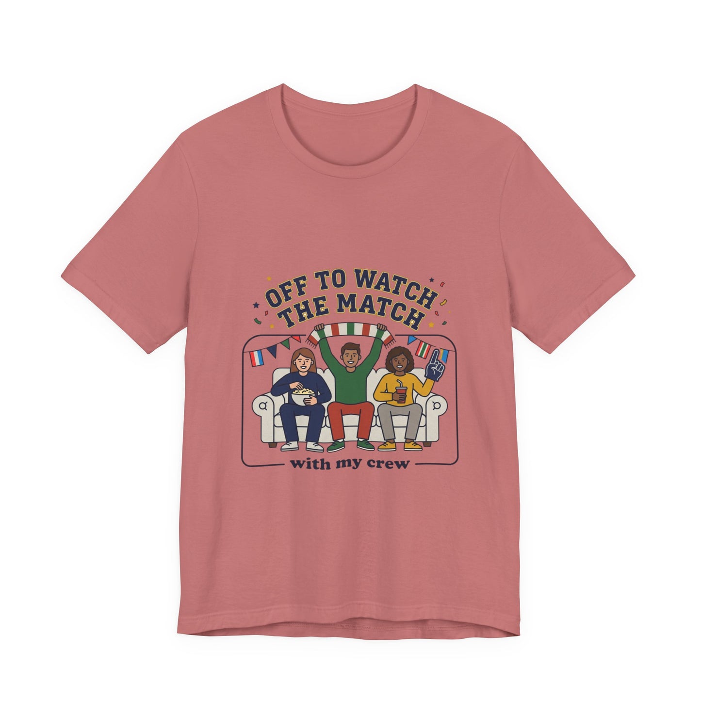 Off to Watch the Match T-Shirt | soccer watch party, match-day outfit