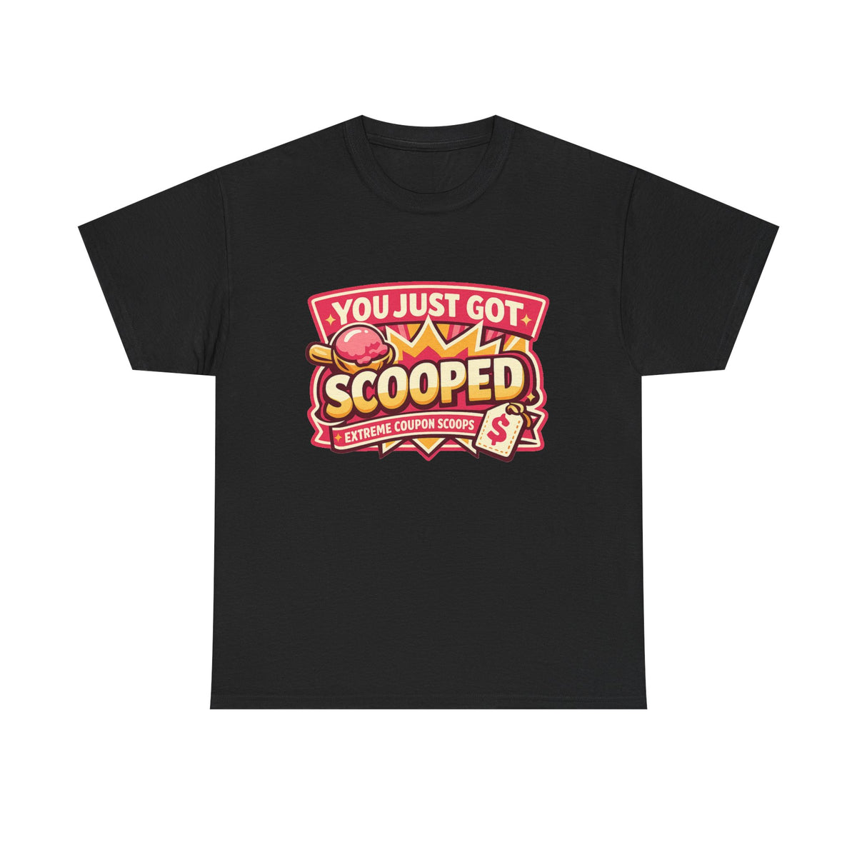 You Just Got Scooped graphic Tee | Ice Cream Scoop Logo