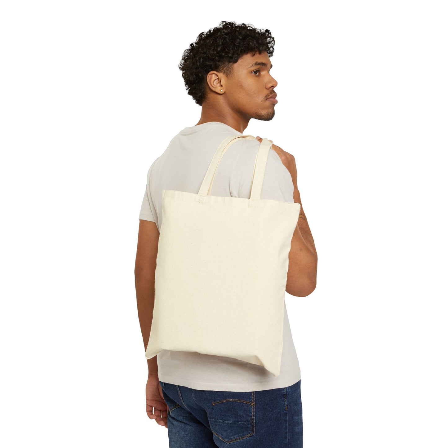 For My Mental Bag Cotton Canvas Tote — Mental Health Awareness Tote Bag