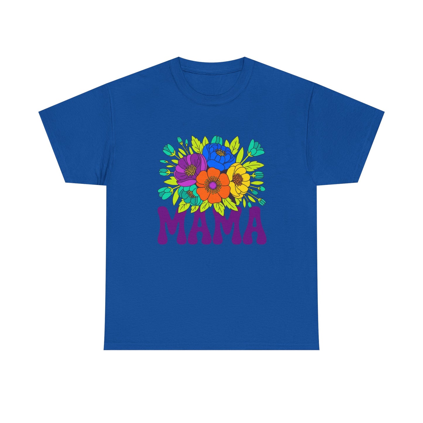 Mama Floral T-Shirt Feminine Floral Mother Tee for Mom Gifts