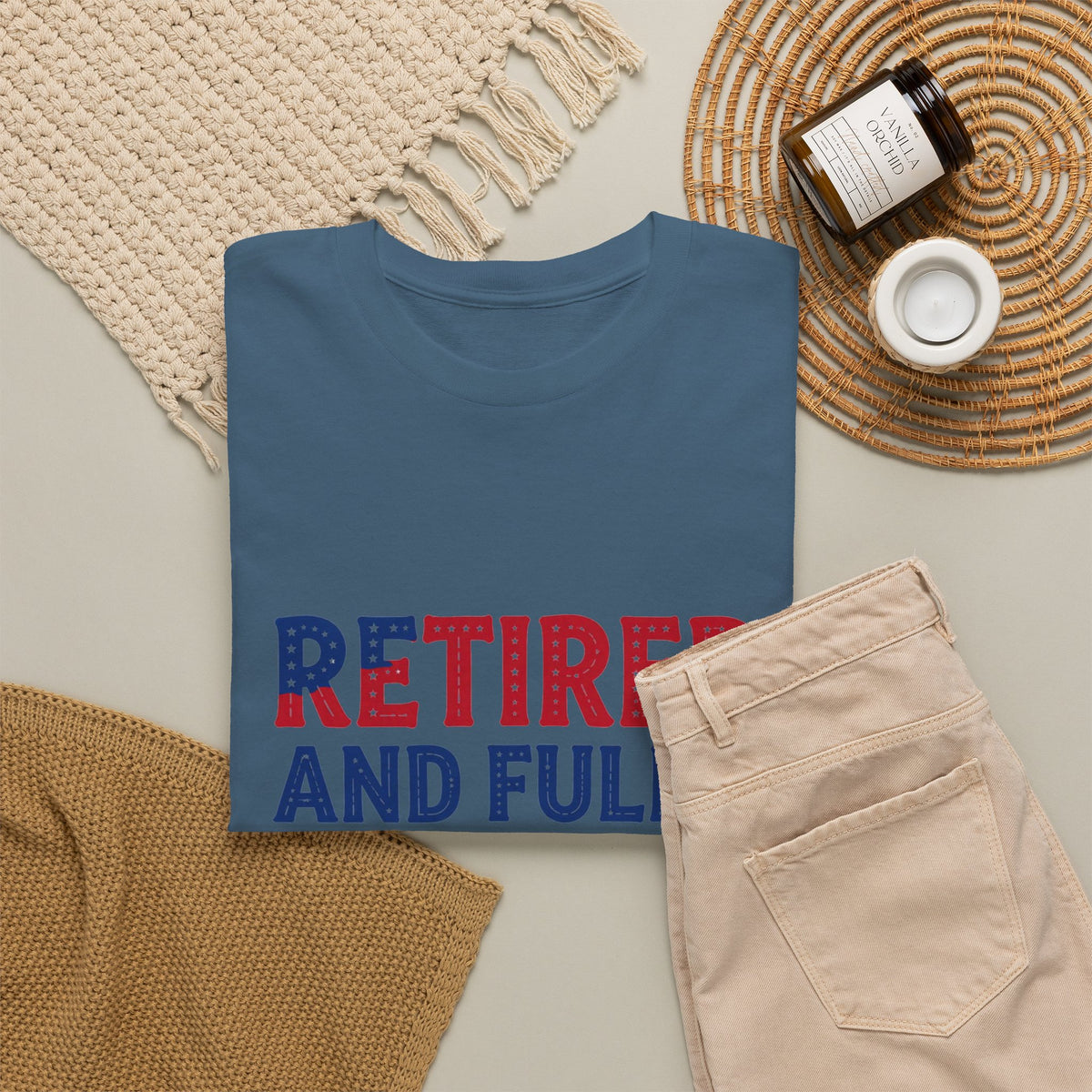 Retired and Fully Committed to Independence Day T-Shirt