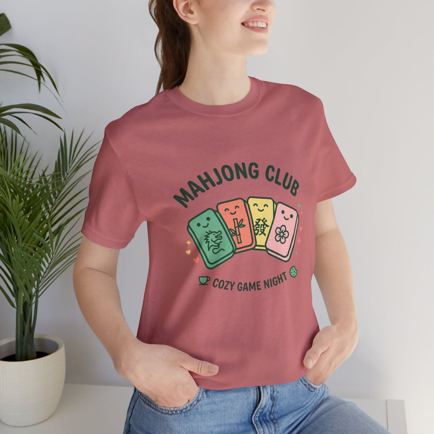 Mahjong Club Unisex Jersey Short Sleeve Tee