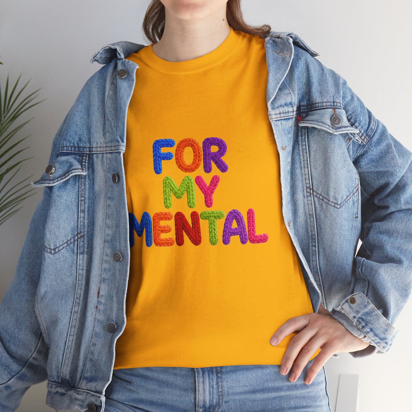 For My Mental Tee Mental Health Awareness Graphic T-Shirt