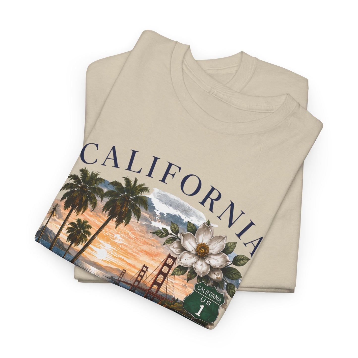 California Vintage Surf T-Shirt — Coastal Sunset Beach Tee