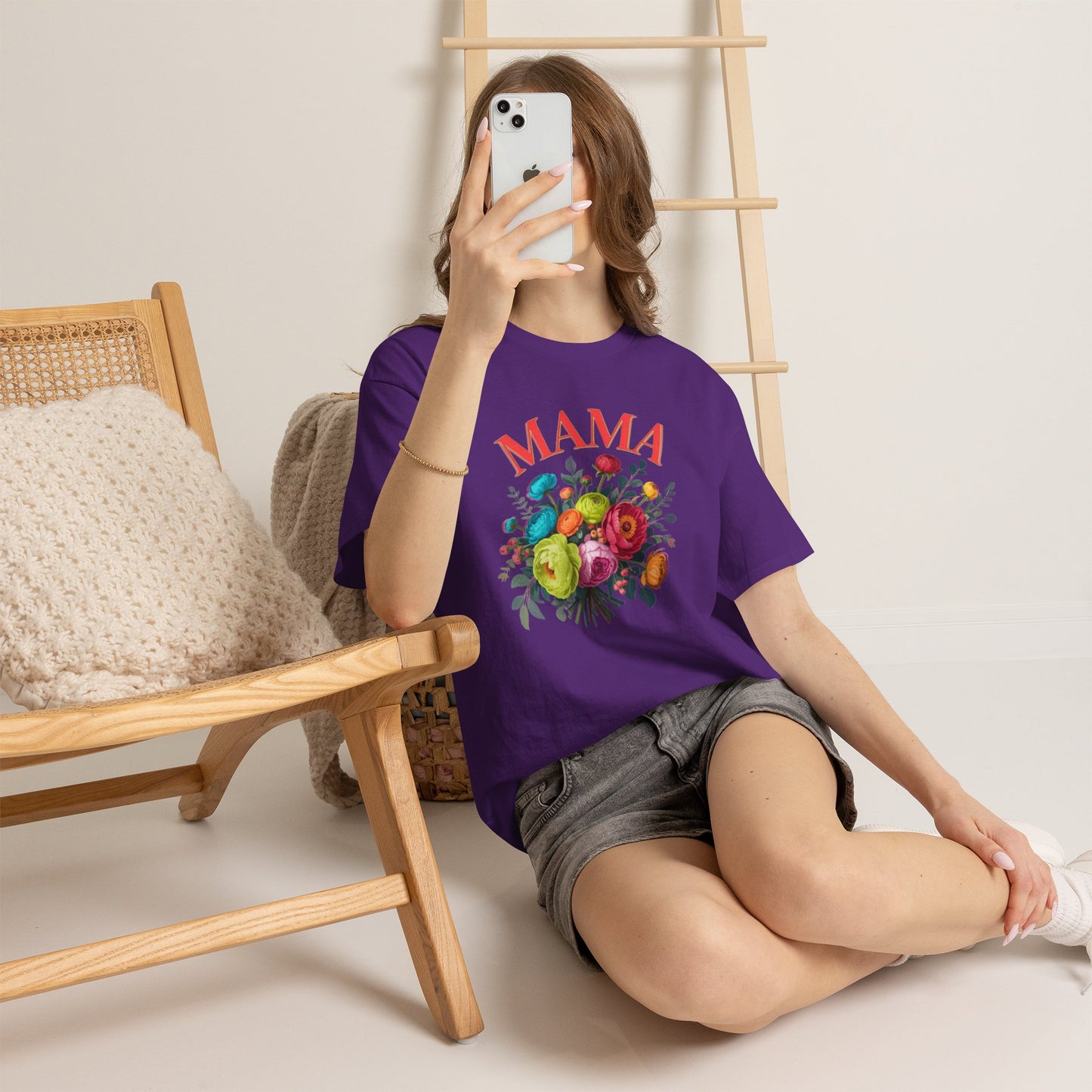 Mama Floral T-Shirt  Mother's Day Floral Tee for Moms