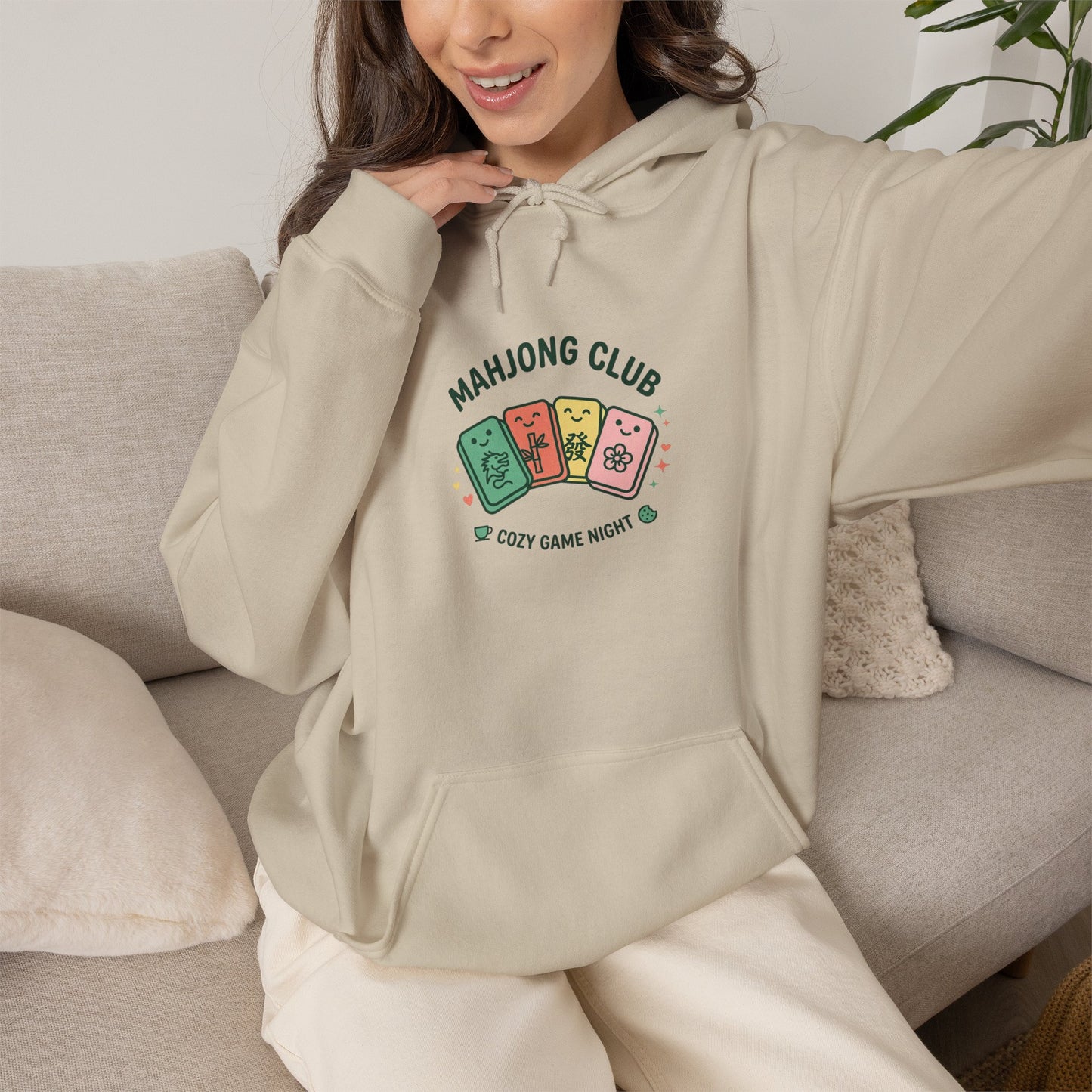 Mahjong Club Heavy Blend™ Hooded Sweatshirt