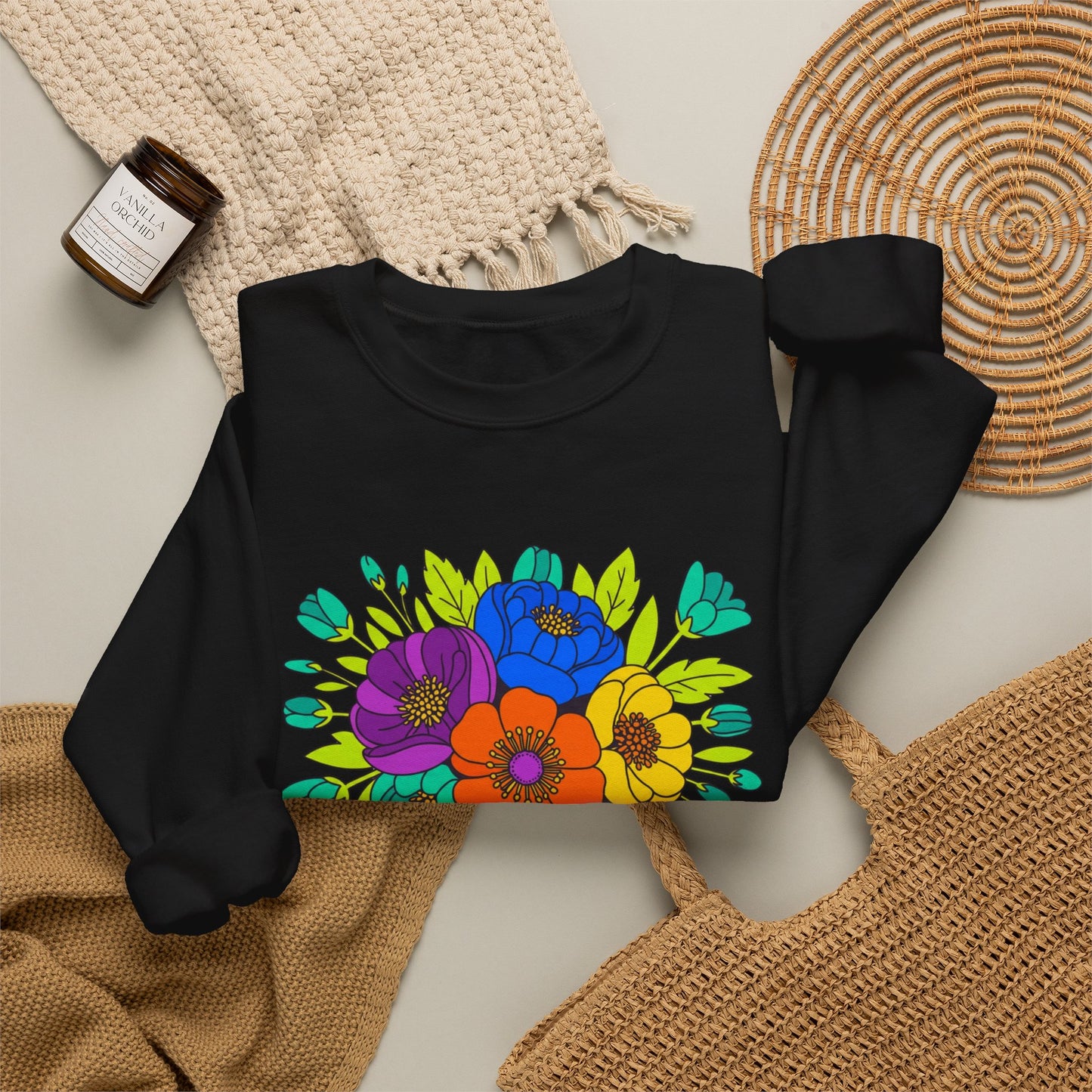 Mama Floral Sweatshirt — Cozy Mother's Day Crewneck