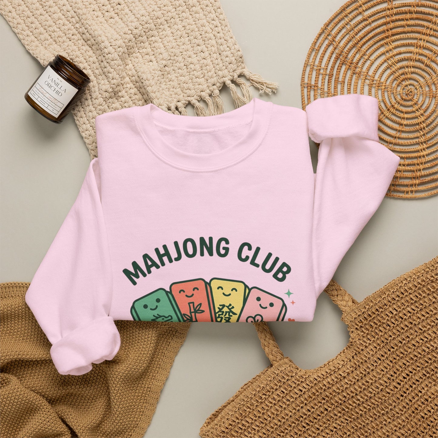 Mahjong Club Heavy Blend™ Crewneck Sweatshirt