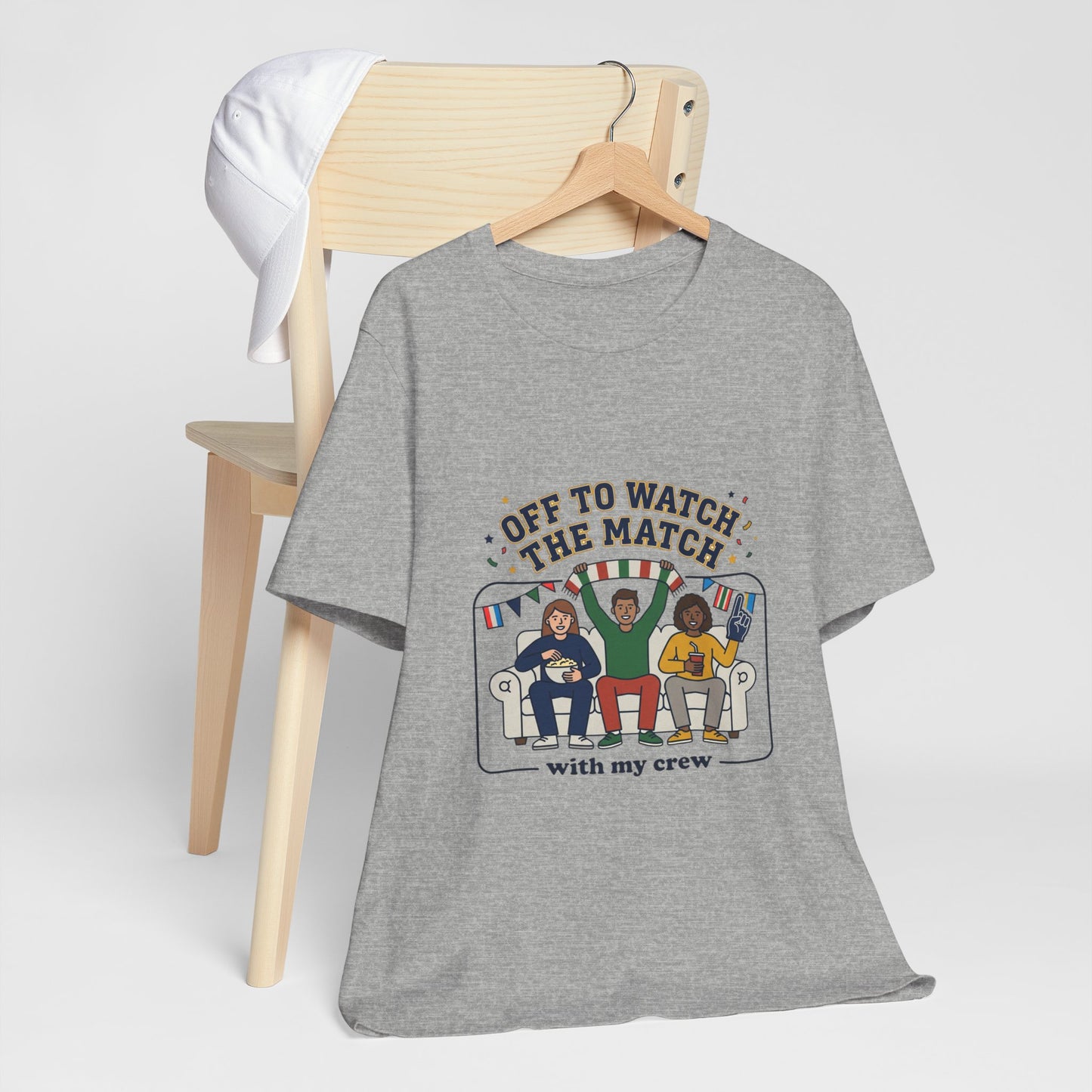 Off to Watch the Match T-Shirt | soccer watch party, match-day outfit