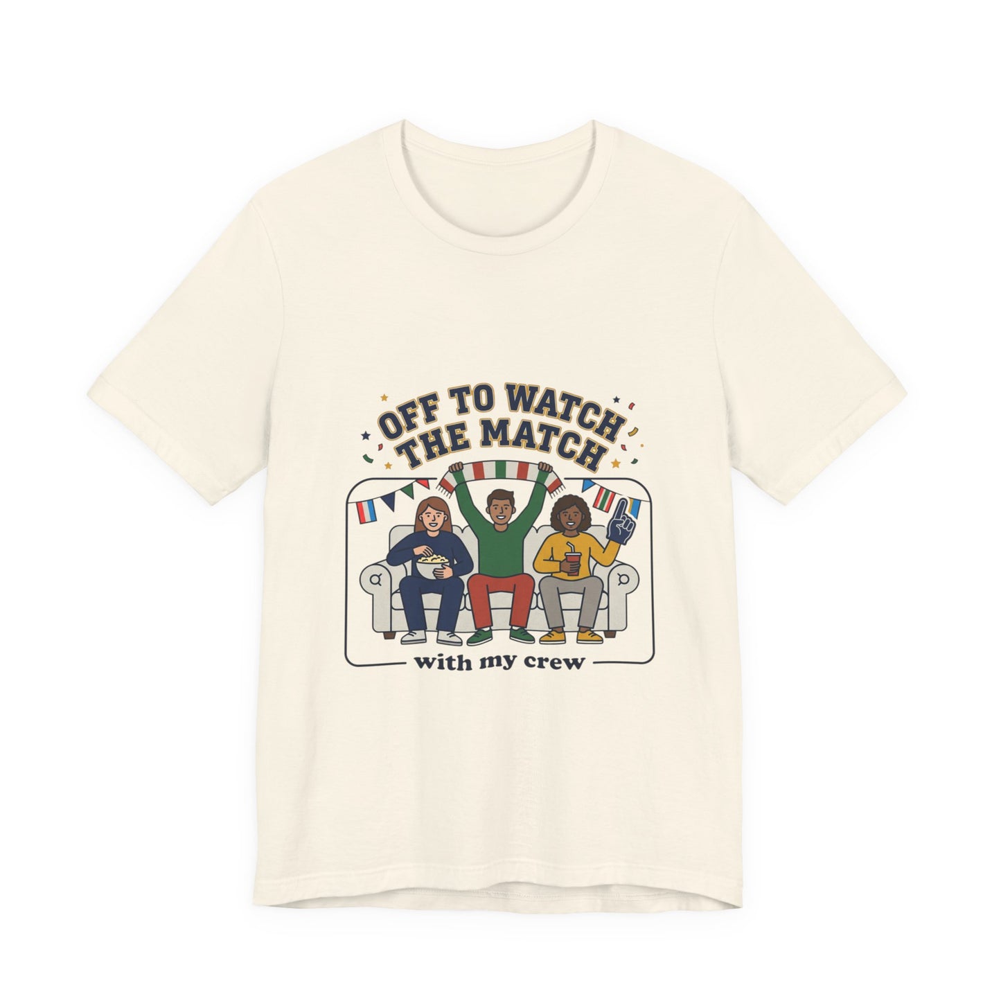 Off to Watch the Match T-Shirt | soccer watch party, match-day outfit