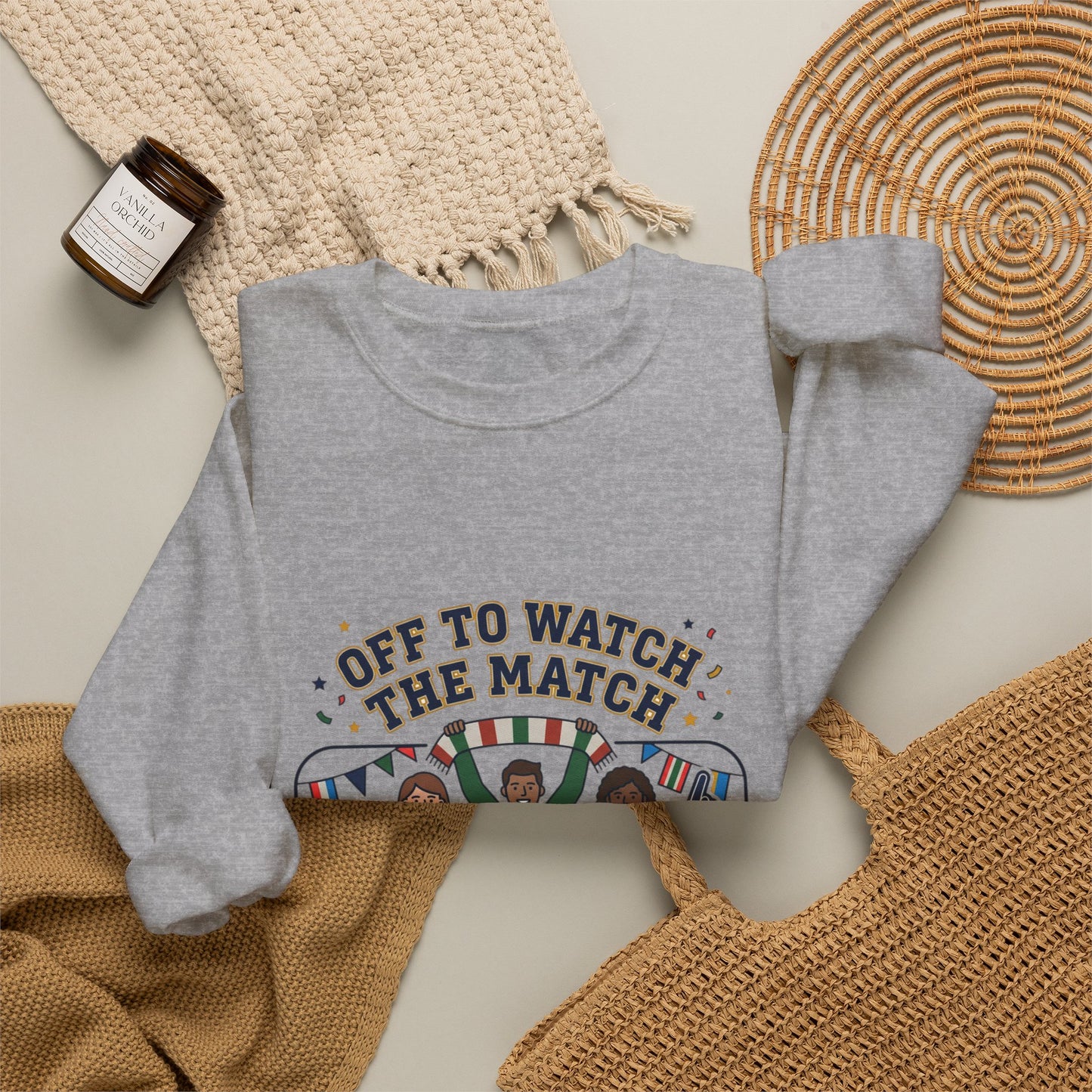 Off to Watch the Match Sweatshirt | soccer watch party, match-day outfit