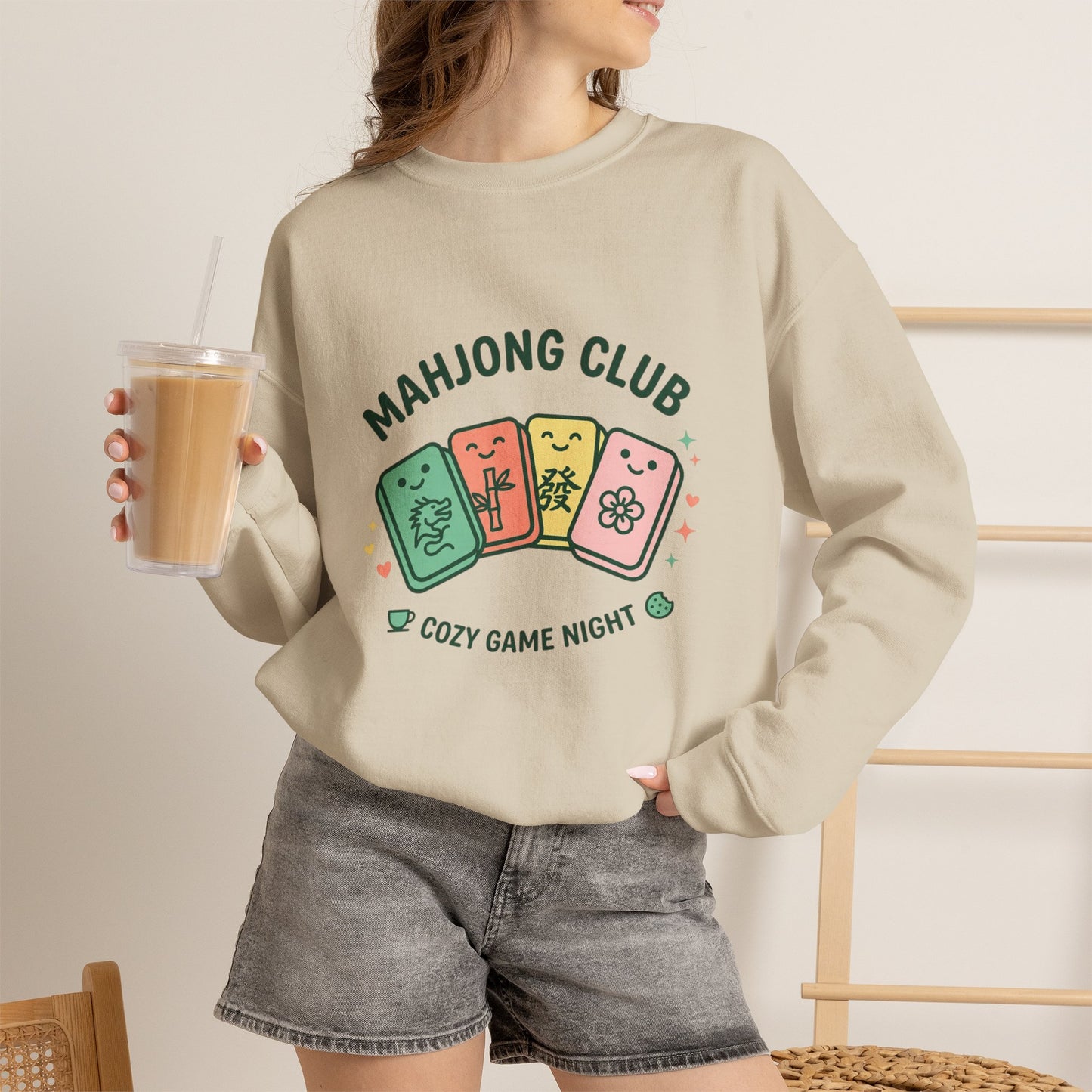 Mahjong Club Heavy Blend™ Crewneck Sweatshirt