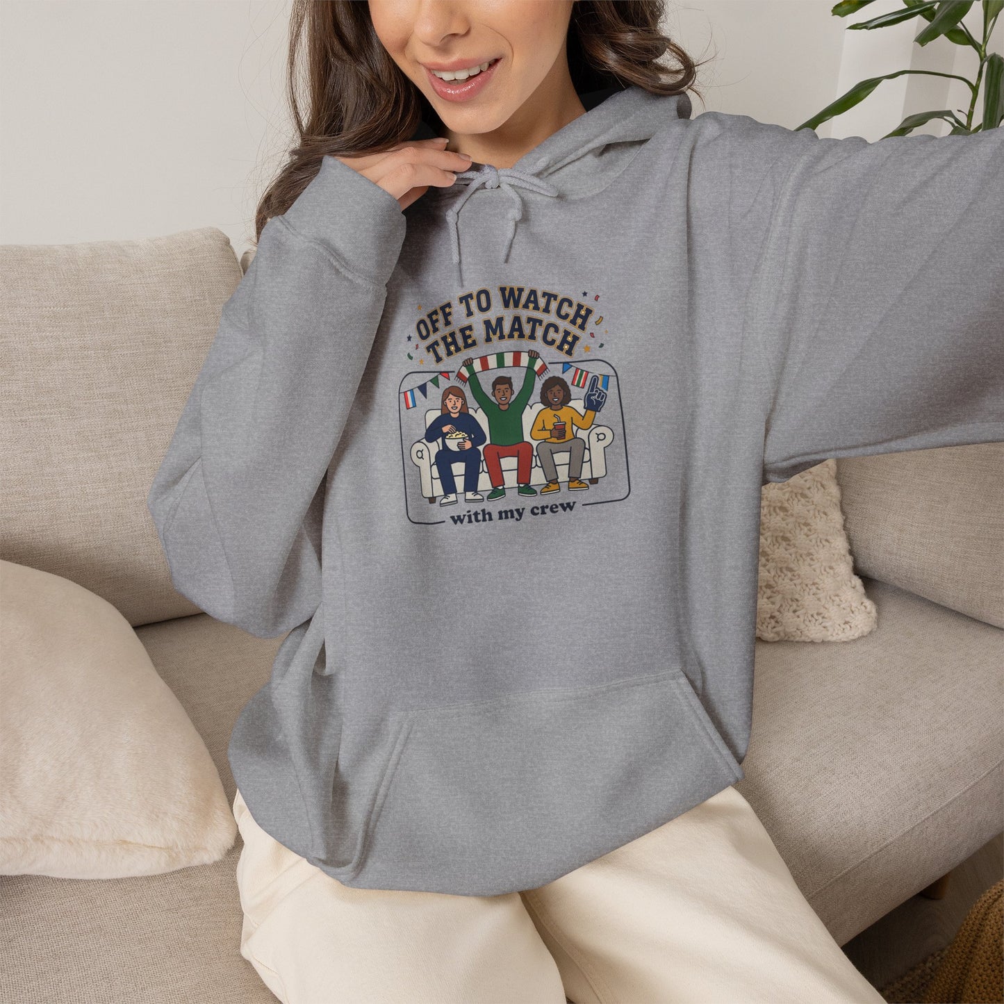 Off To Watch The Match Heavy Blend™ Hooded Sweatshirt