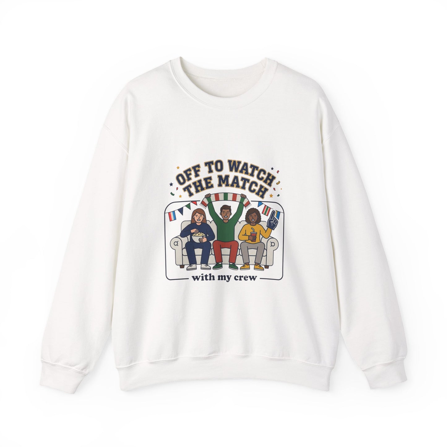 Off to Watch the Match Sweatshirt | soccer watch party, match-day outfit