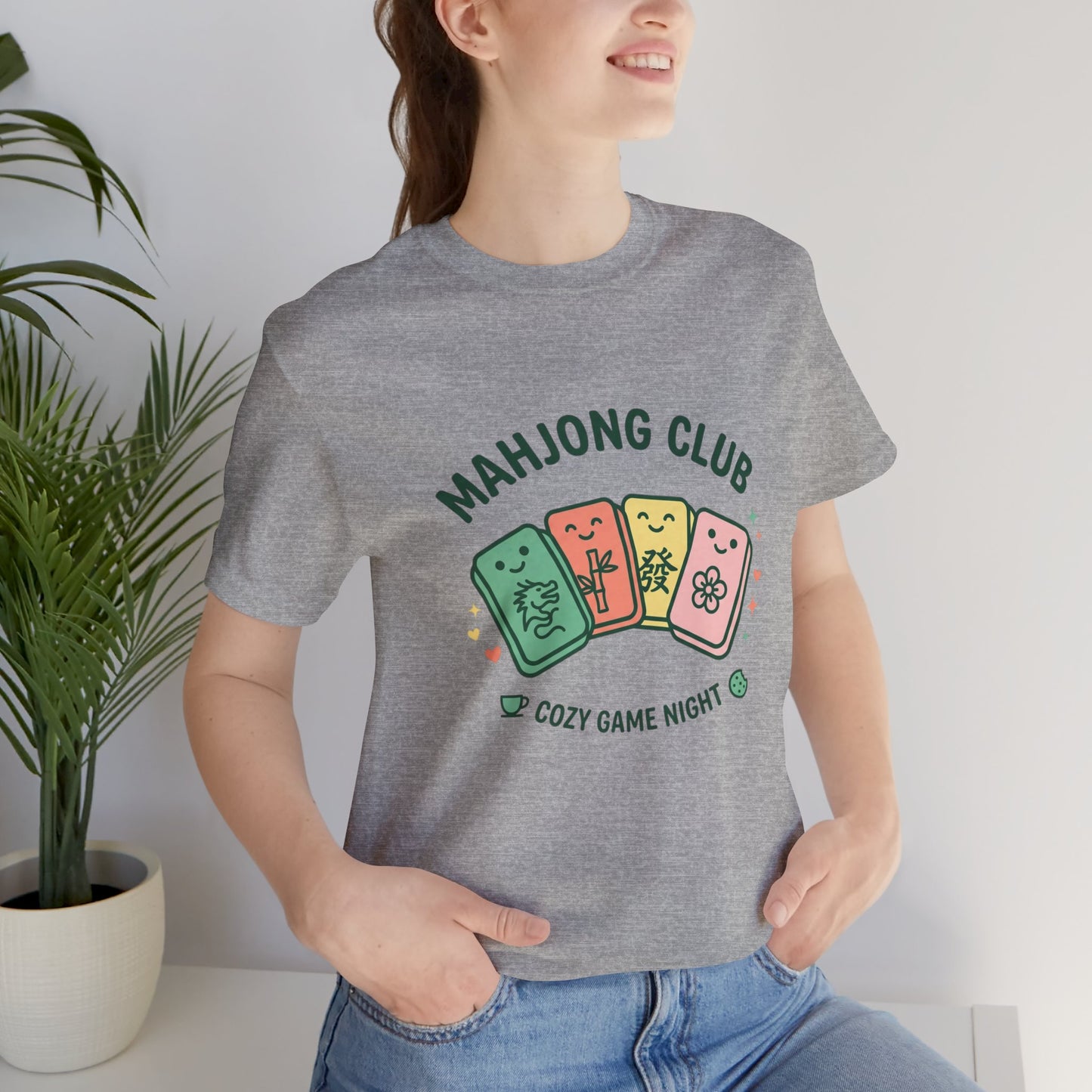 Mahjong Club Unisex Jersey Short Sleeve Tee
