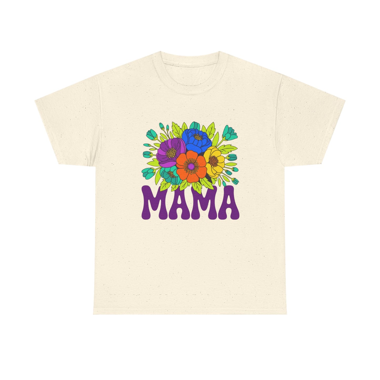 Mama Floral T-Shirt Feminine Floral Mother Tee for Mom Gifts
