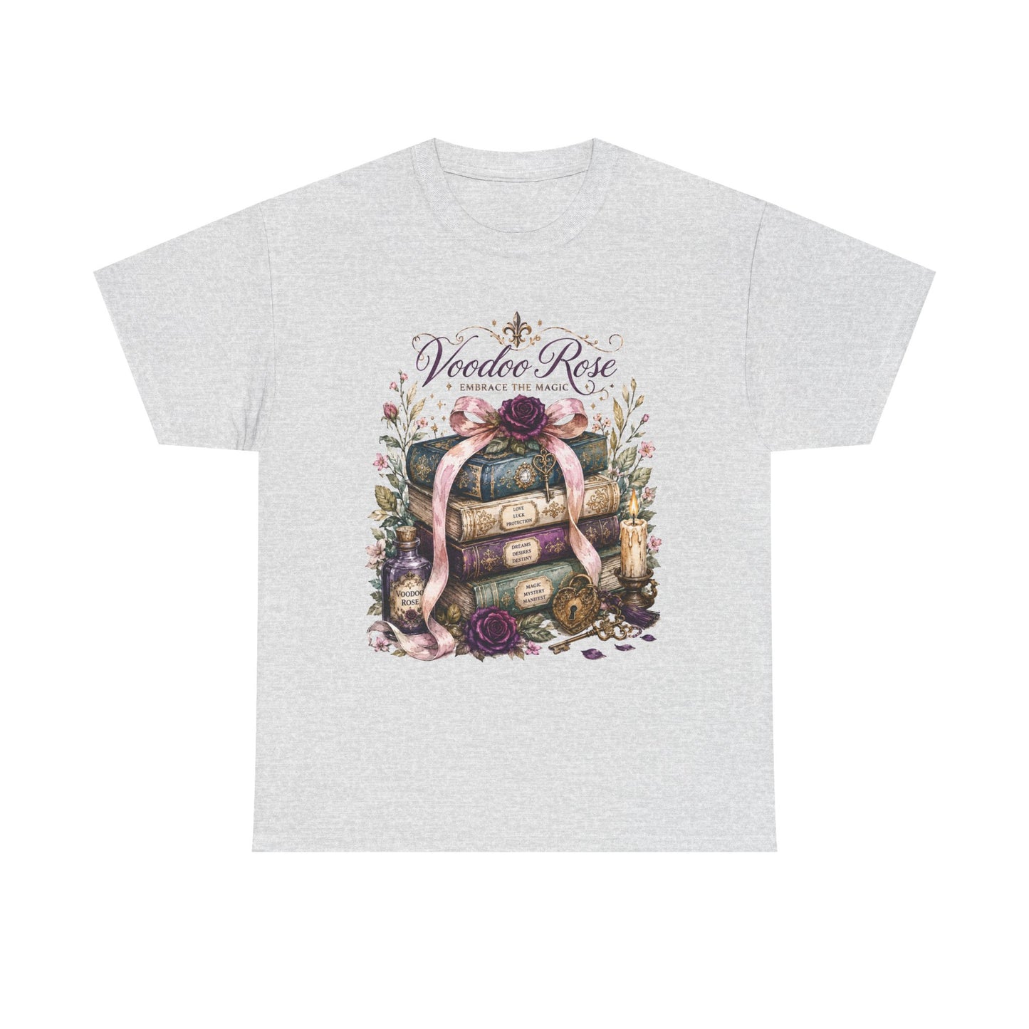 Voodoo Rose Louisiana Stacked Books Tee