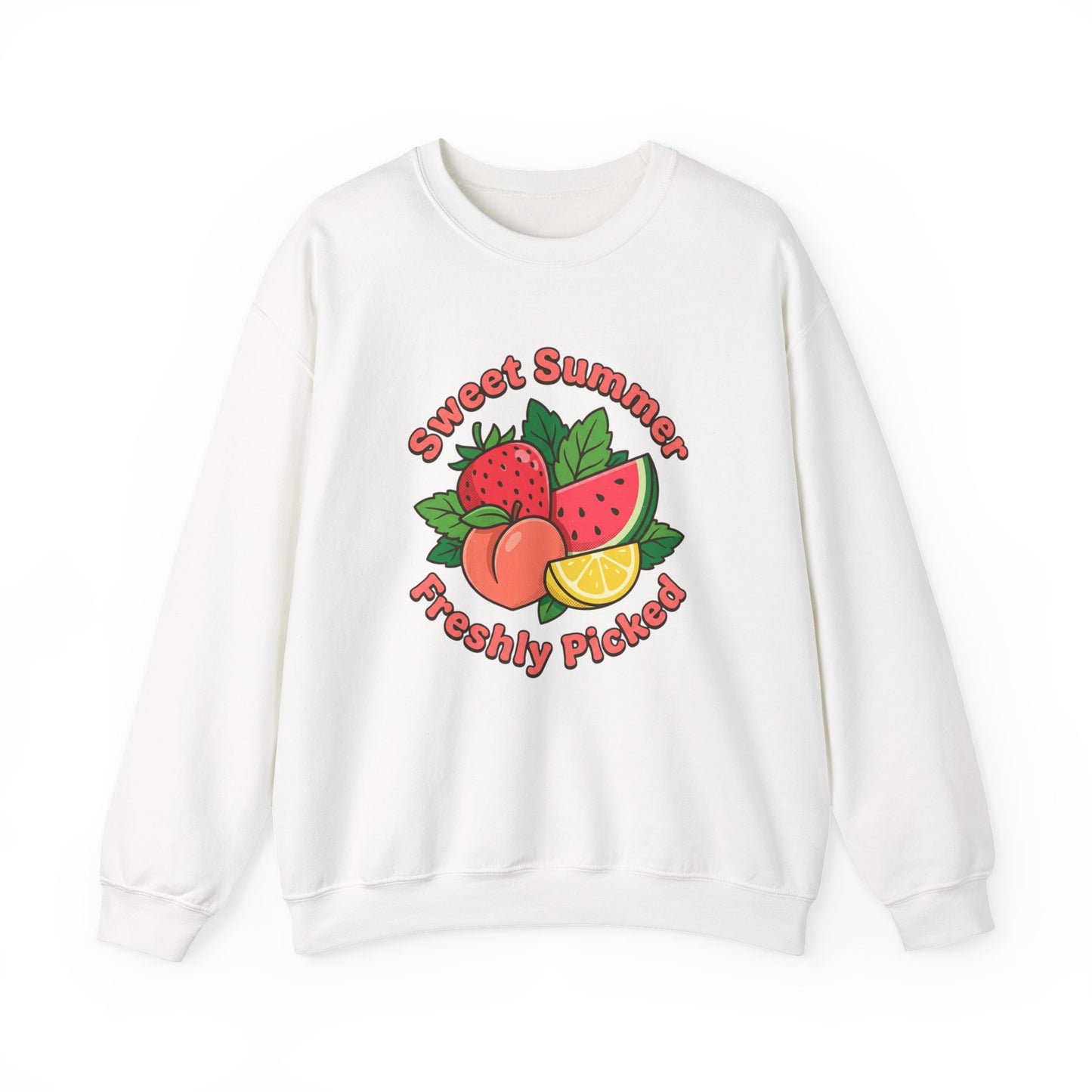 Sweet Summer Freshly Picked Unisex Heavy Blend™ Crewneck Sweatshirt