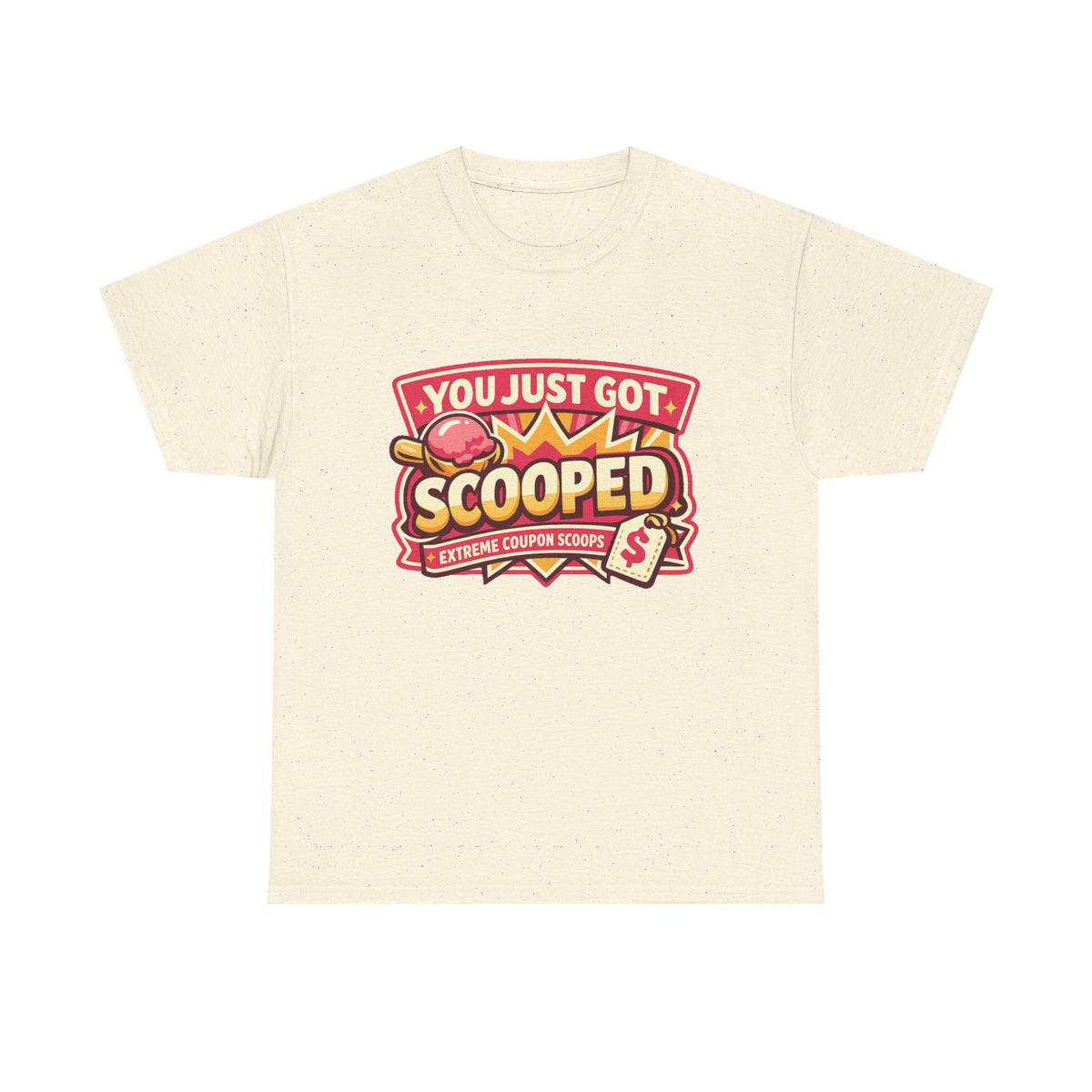 You Just Got Scooped graphic Tee | Ice Cream Scoop Logo