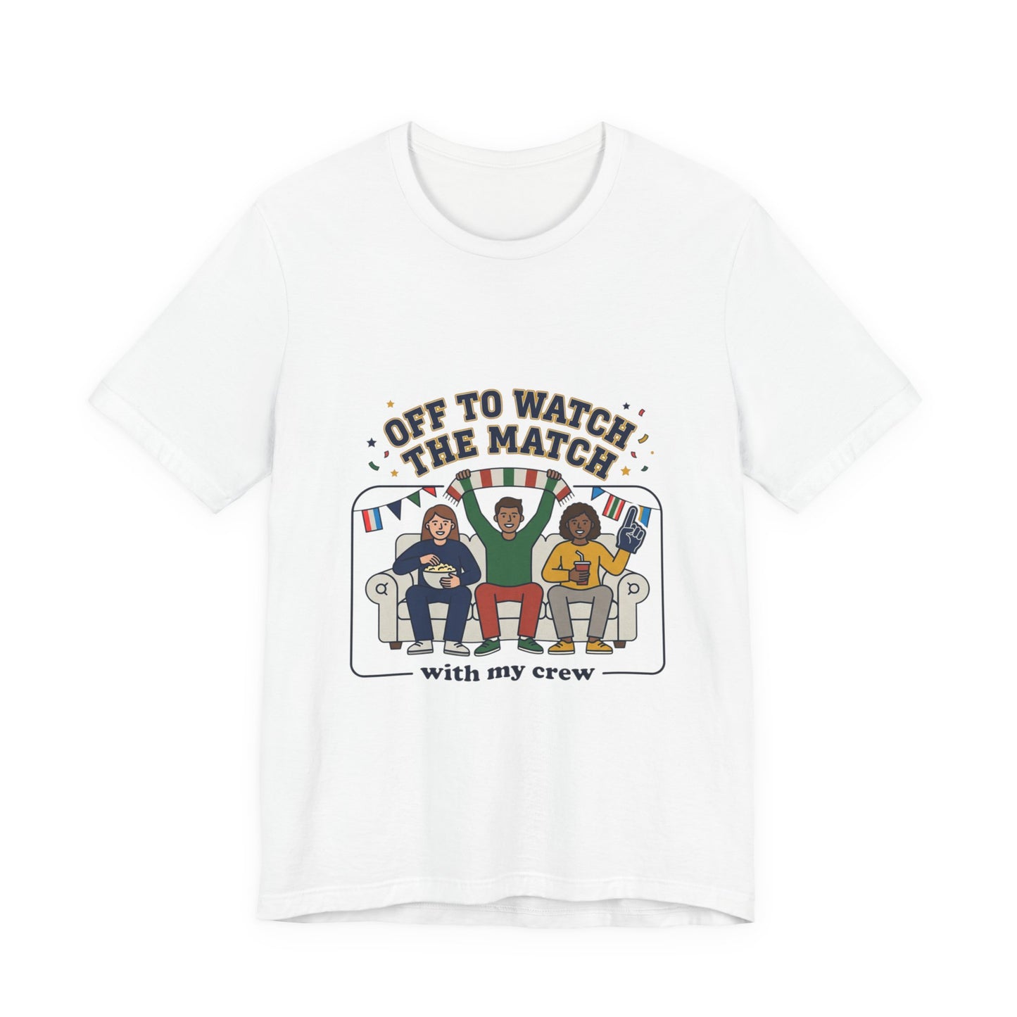 Off to Watch the Match T-Shirt | soccer watch party, match-day outfit