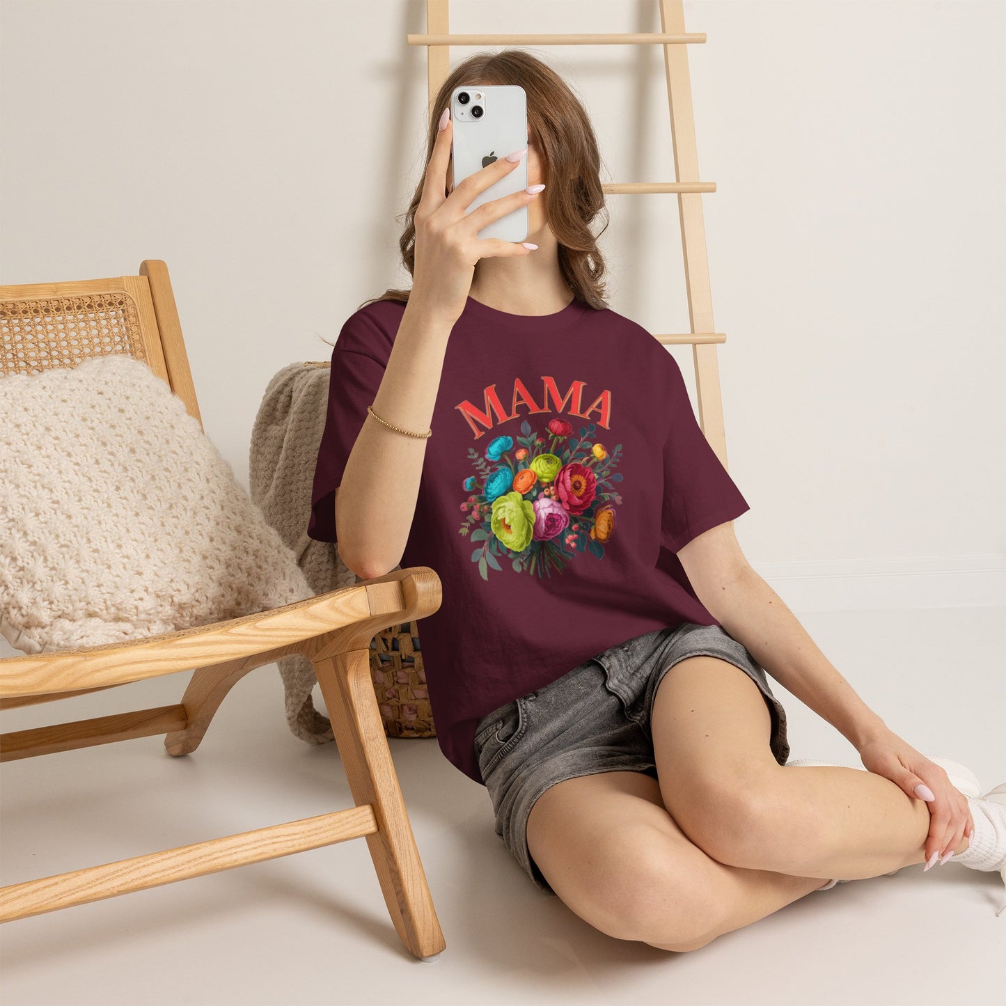 Mama Floral T-Shirt  Mother's Day Floral Tee for Moms