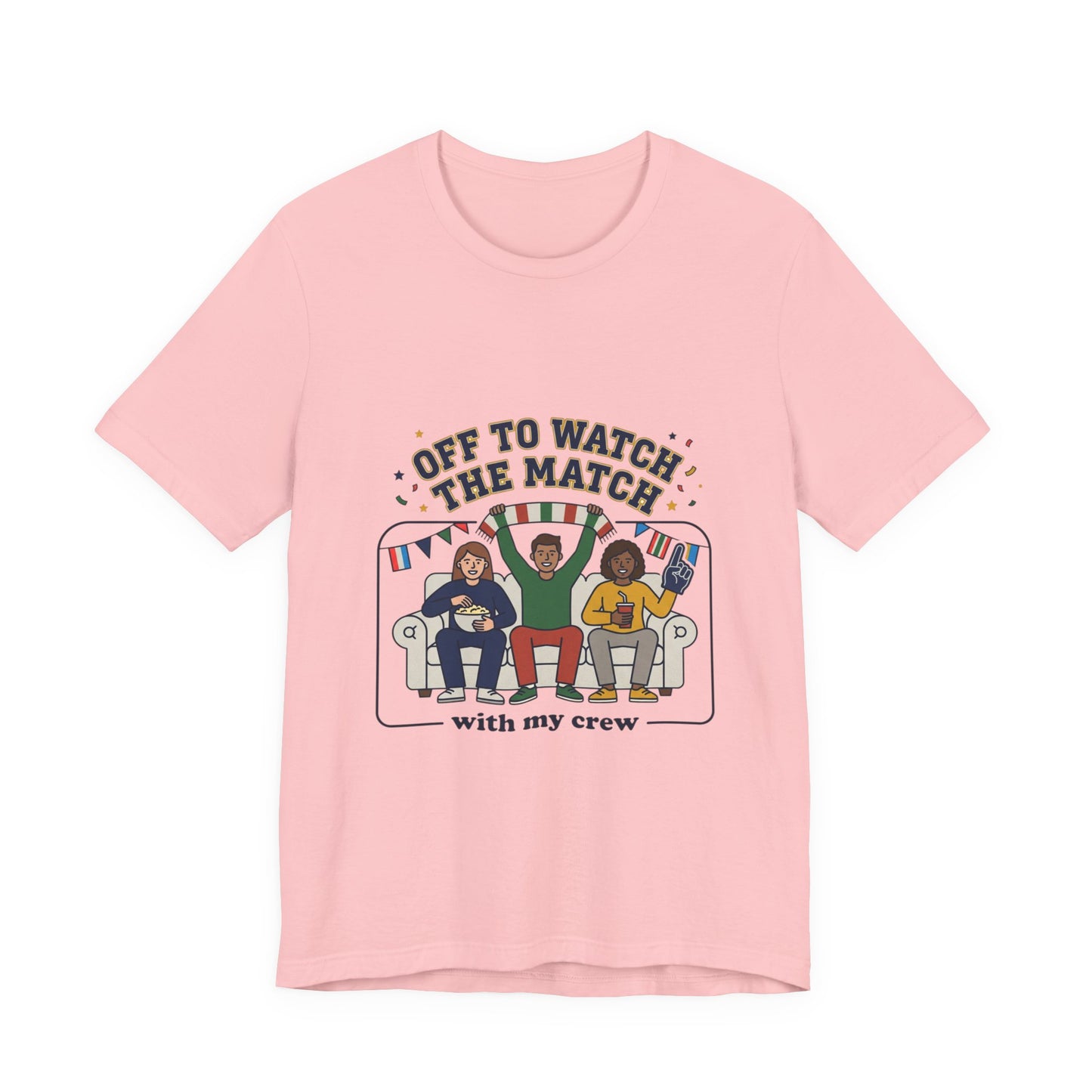 Off to Watch the Match T-Shirt | soccer watch party, match-day outfit