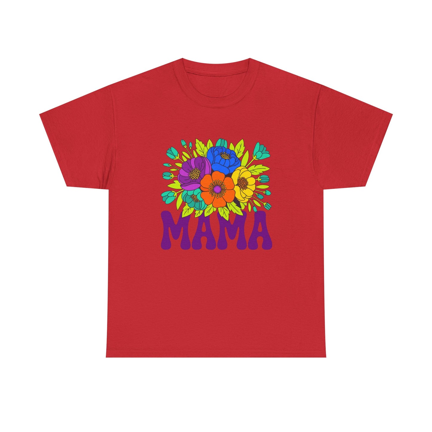 Mama Floral T-Shirt Feminine Floral Mother Tee for Mom Gifts