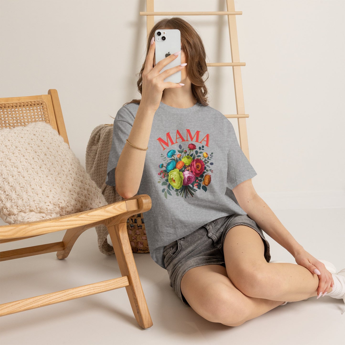 Mama Floral T-Shirt  Mother's Day Floral Tee for Moms