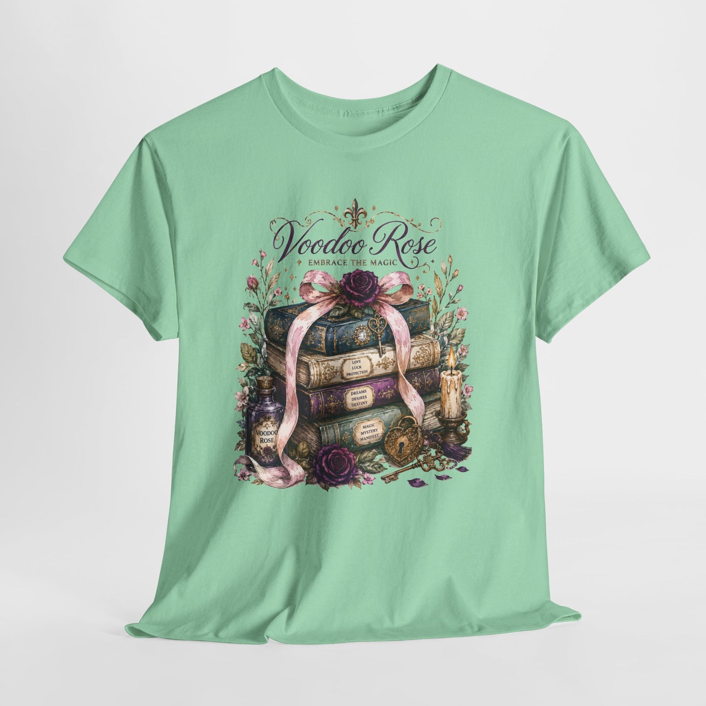 Voodoo Rose Louisiana Stacked Books Tee
