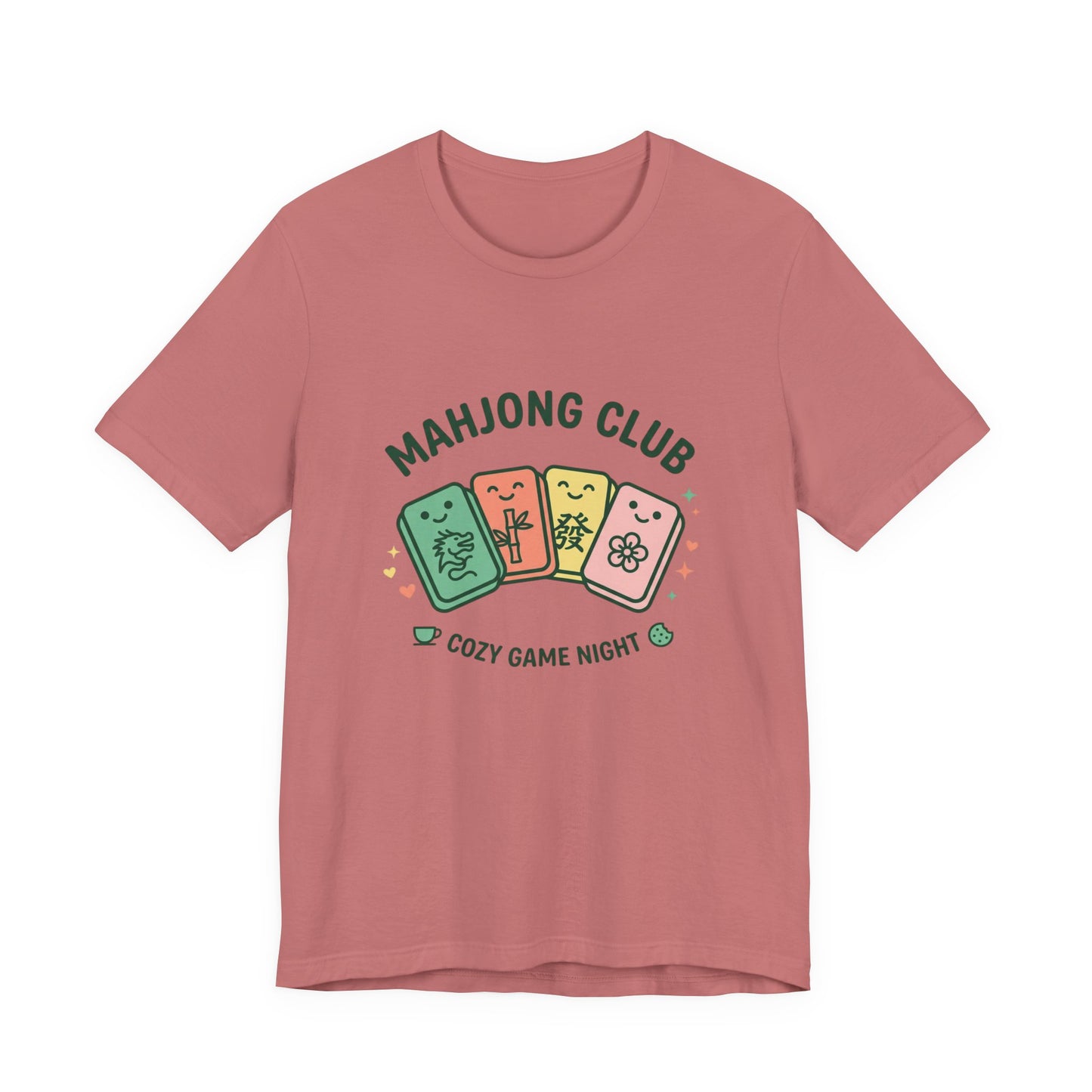 Mahjong Club Unisex Jersey Short Sleeve Tee