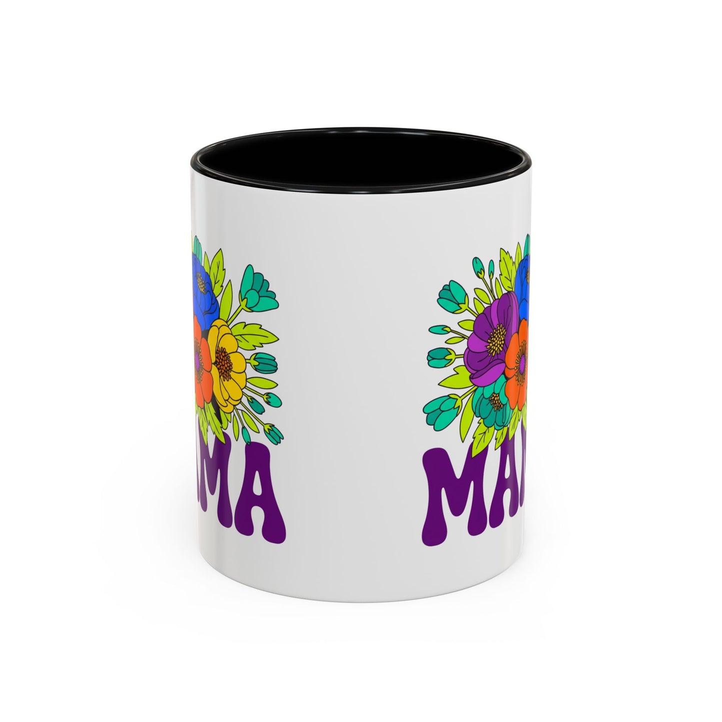 Mama Floral Coffee Mug Accent 11/15oz