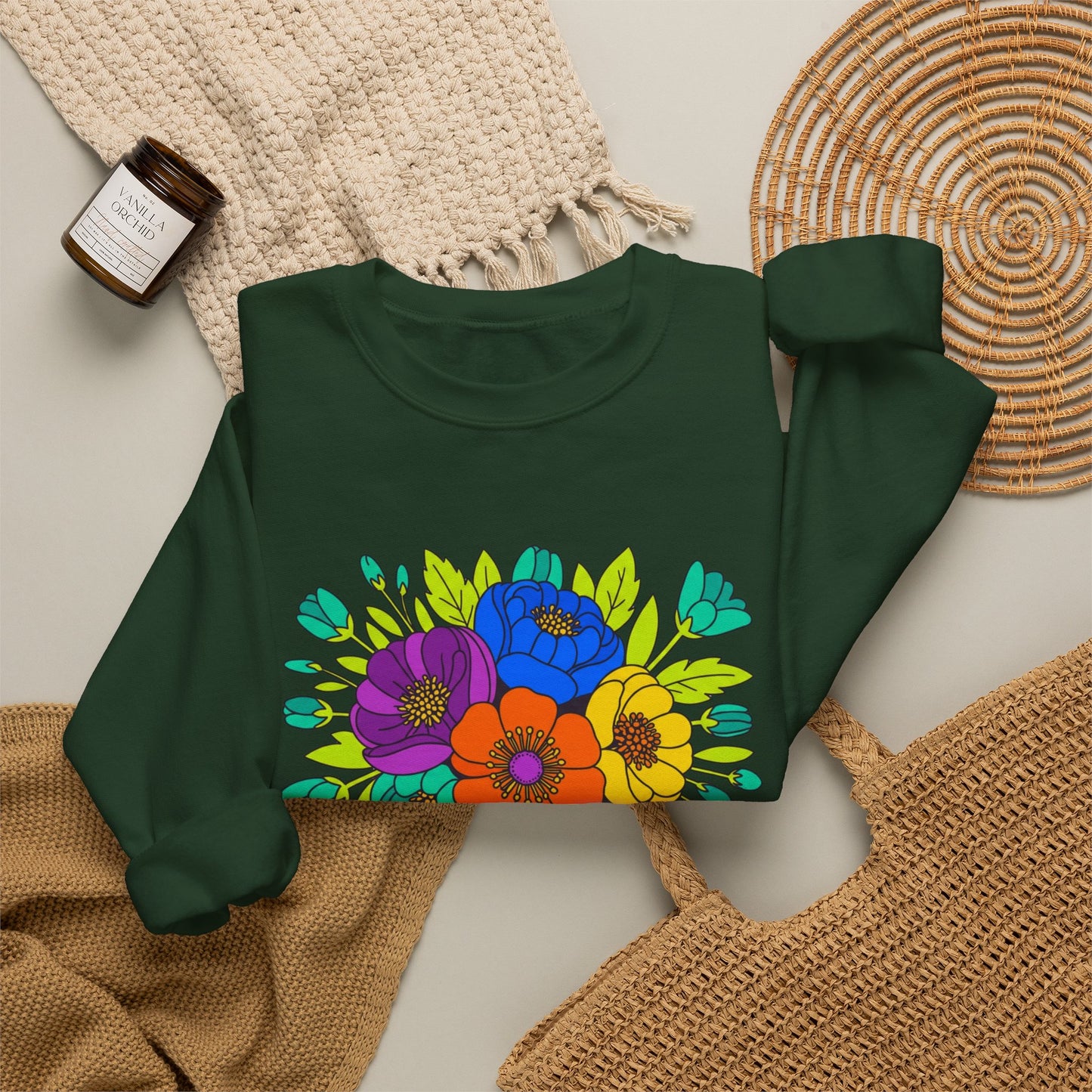 Mama Floral Sweatshirt — Cozy Mother's Day Crewneck