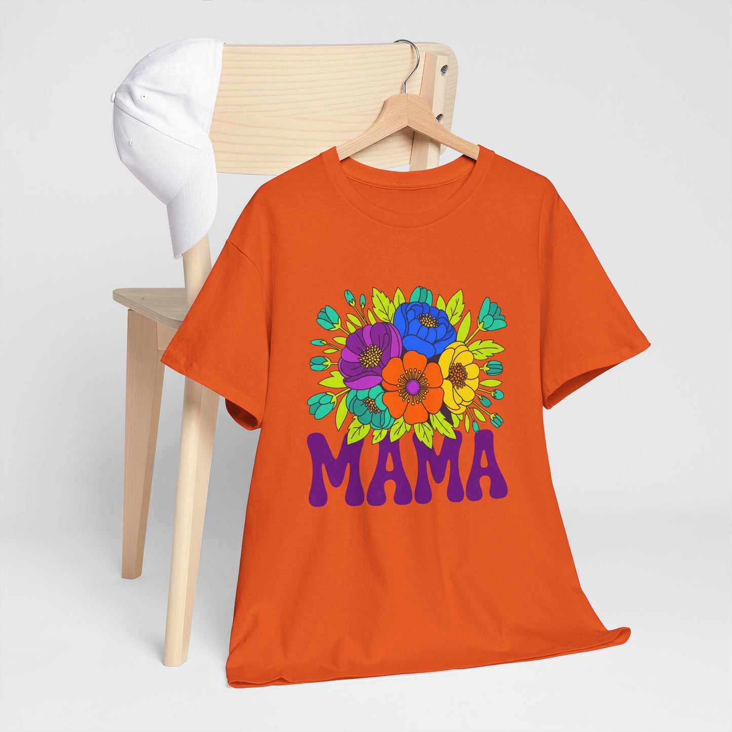 Mama Floral T-Shirt Feminine Floral Mother Tee for Mom Gifts