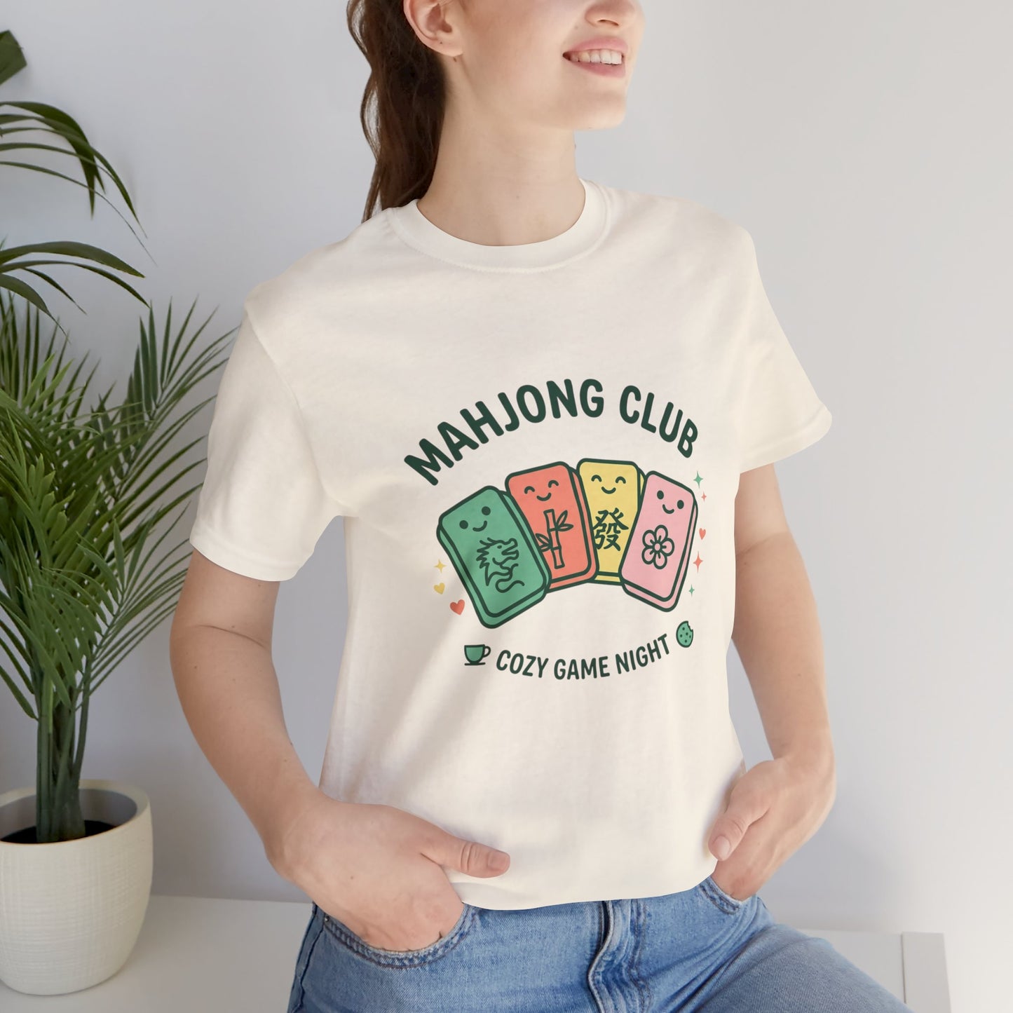 Mahjong Club Unisex Jersey Short Sleeve Tee