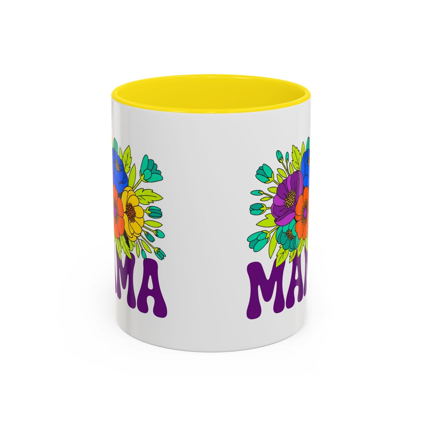 Mama Floral Coffee Mug Accent 11/15oz