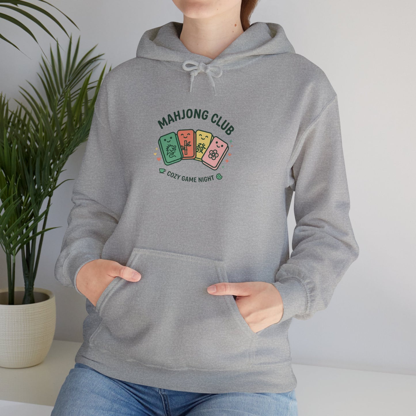 Mahjong Club Heavy Blend™ Hooded Sweatshirt