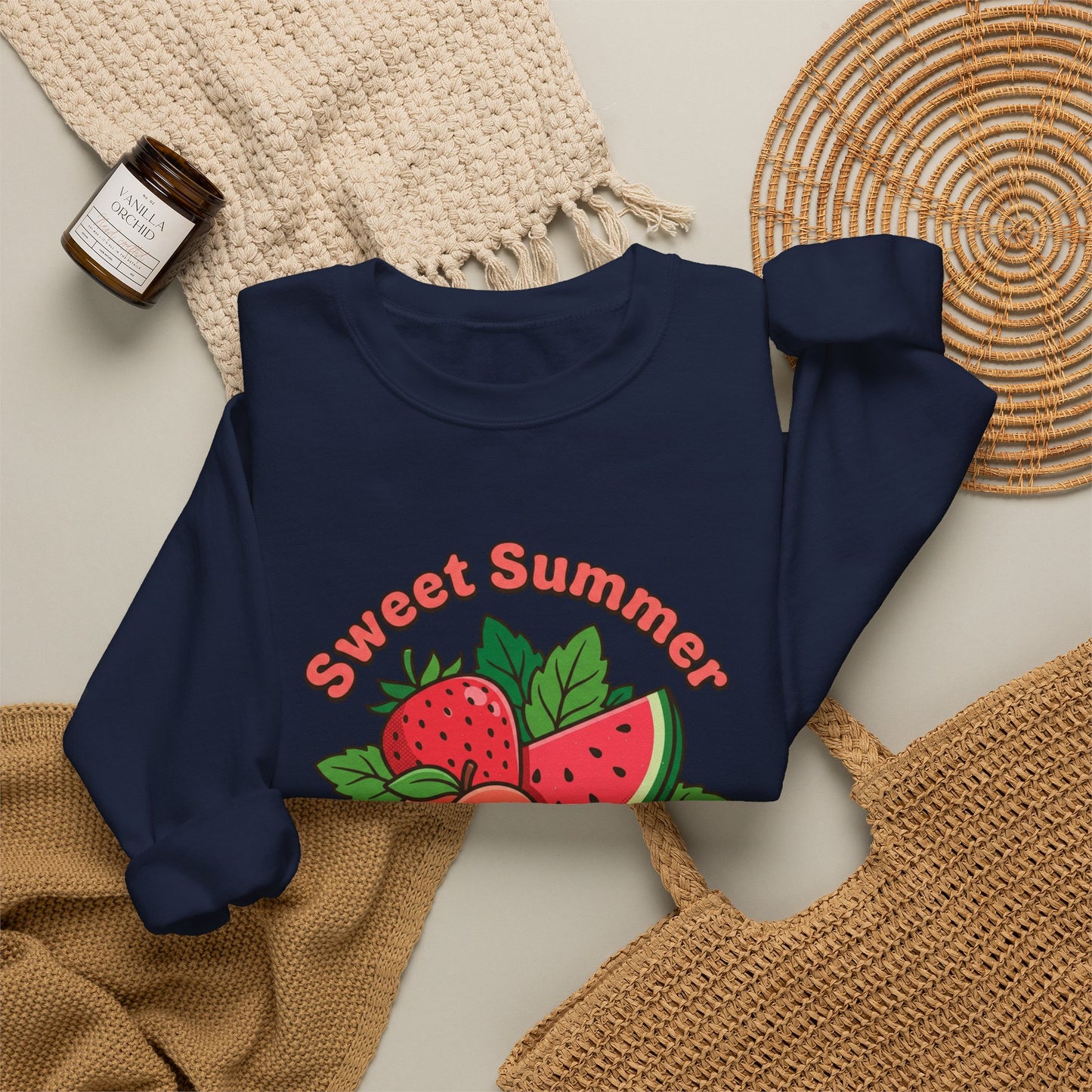 Sweet Summer Freshly Picked Unisex Heavy Blend™ Crewneck Sweatshirt