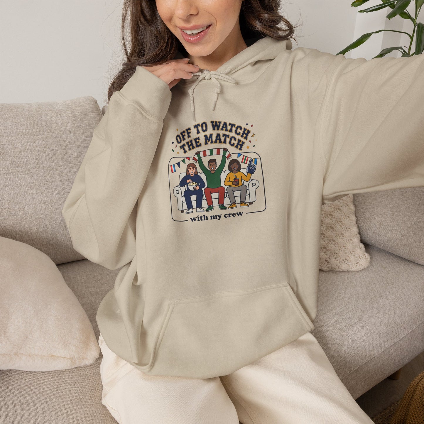 Off To Watch The Match Heavy Blend™ Hooded Sweatshirt