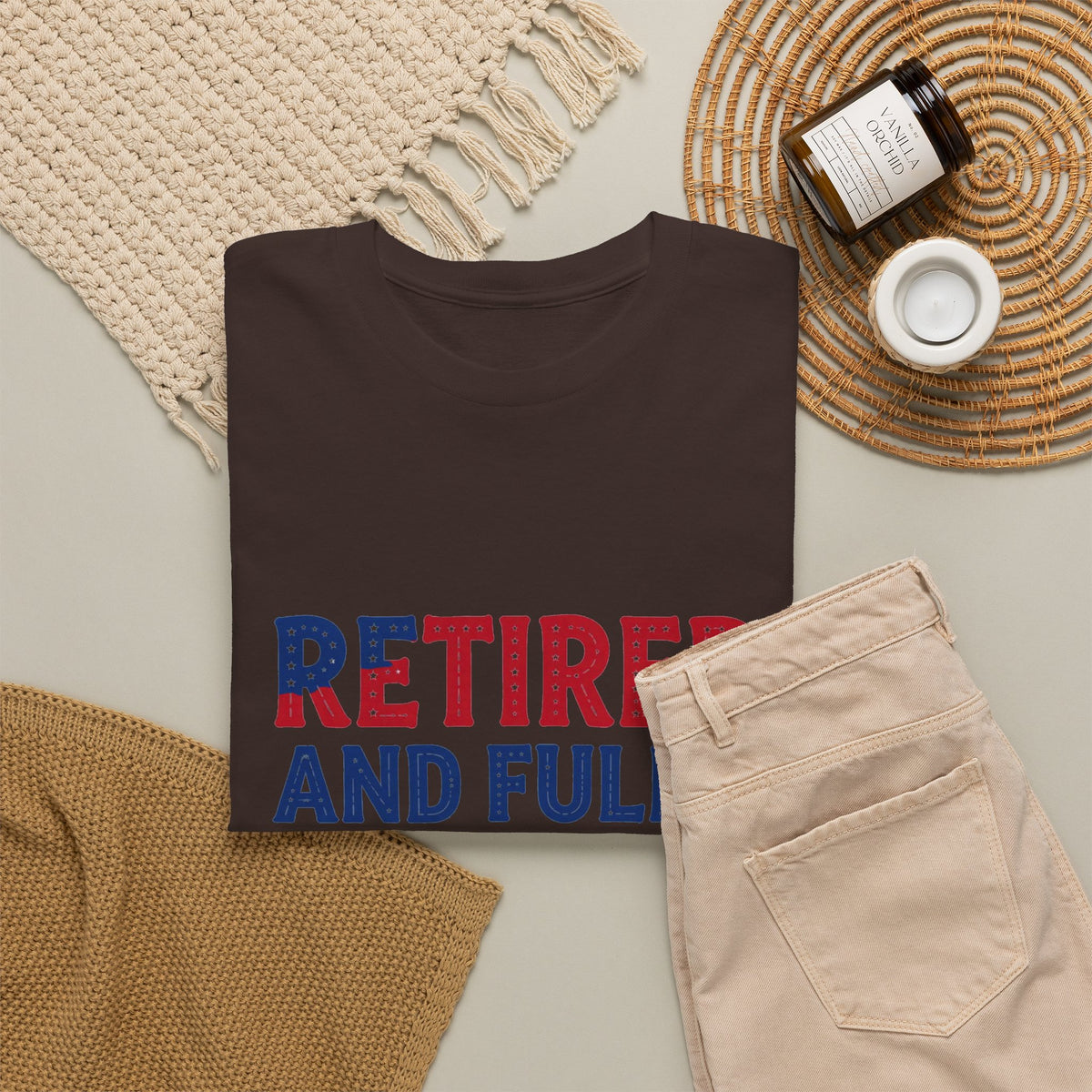 Retired and Fully Committed to Independence Day T-Shirt