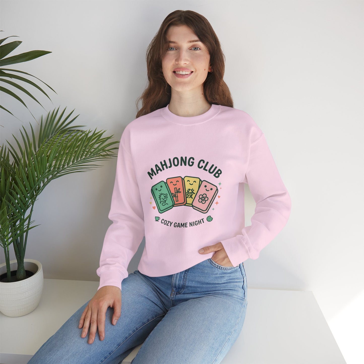 Mahjong Club Heavy Blend™ Crewneck Sweatshirt